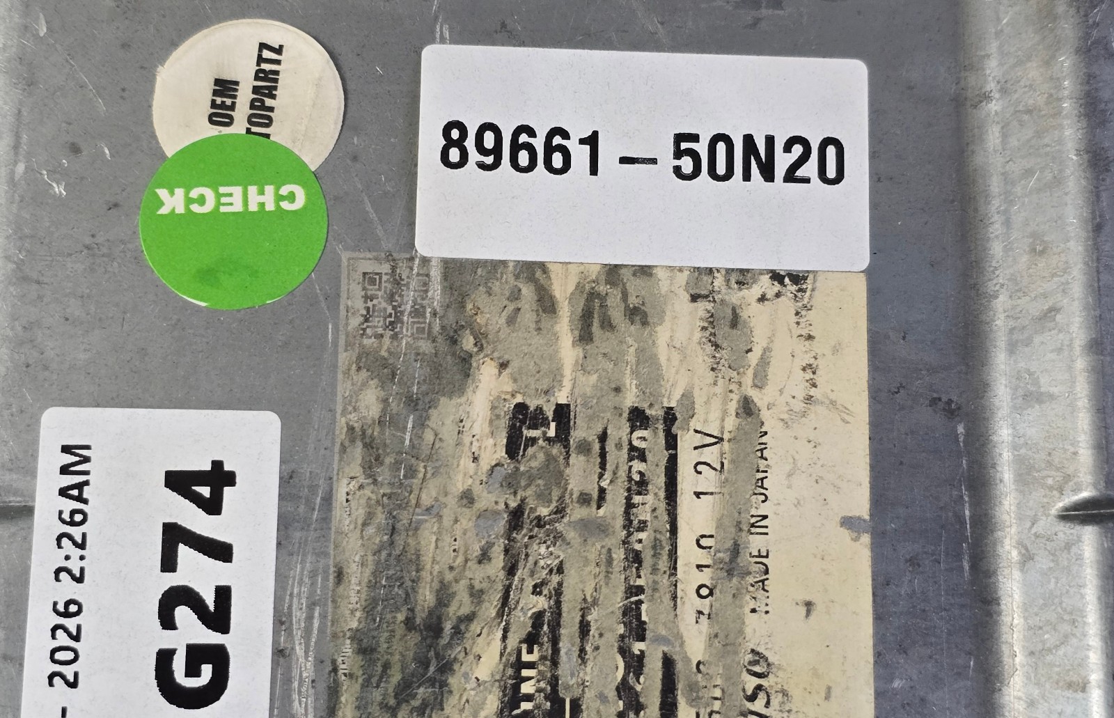 Lexus LS600H/600HL 12-17 UVF45 89661-50N20 2URFSE ECU OEM JDM USED 8966150N20