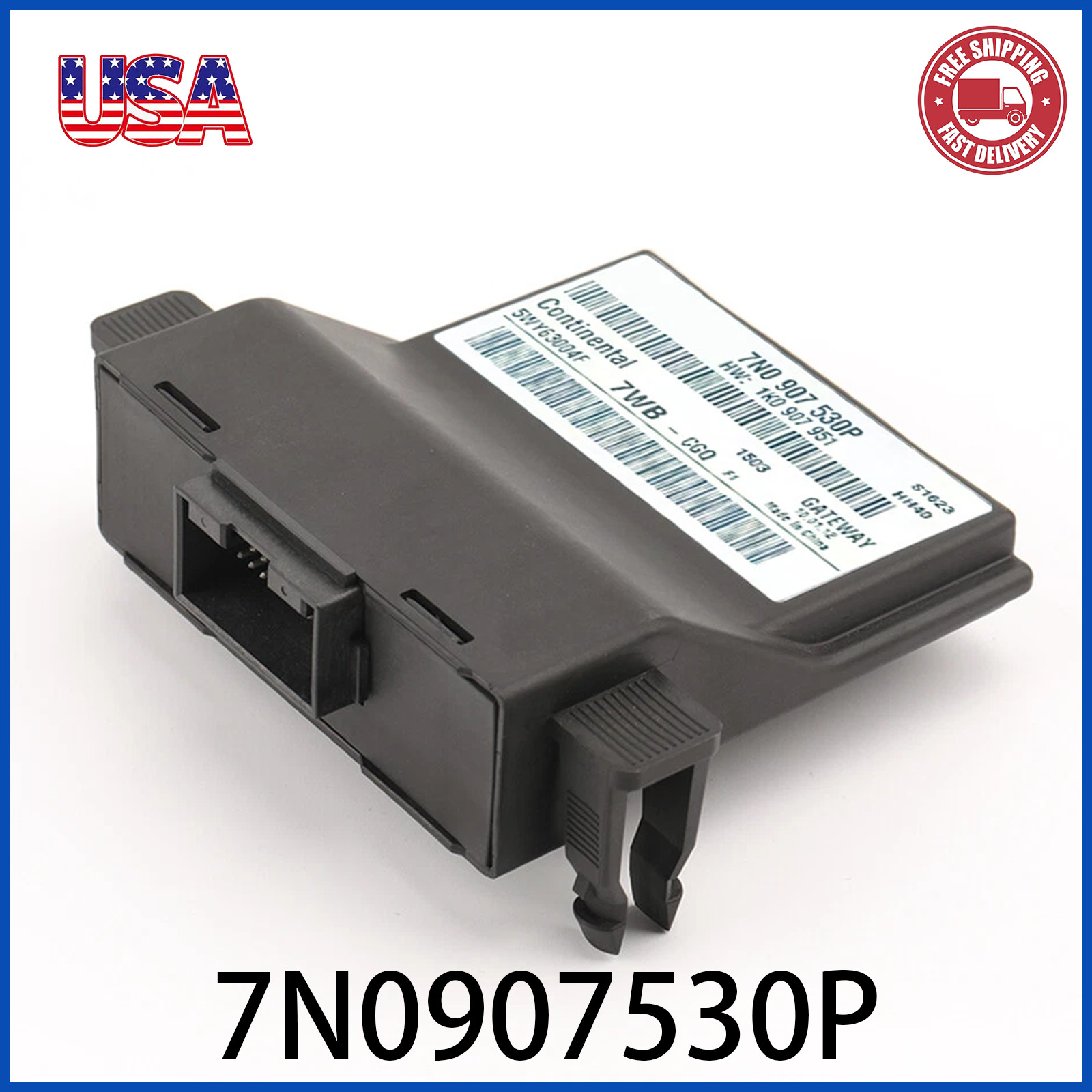 7N0907530P Gateway CANBUS Interface Control Module For 2012-2015 VW PASSAT B7