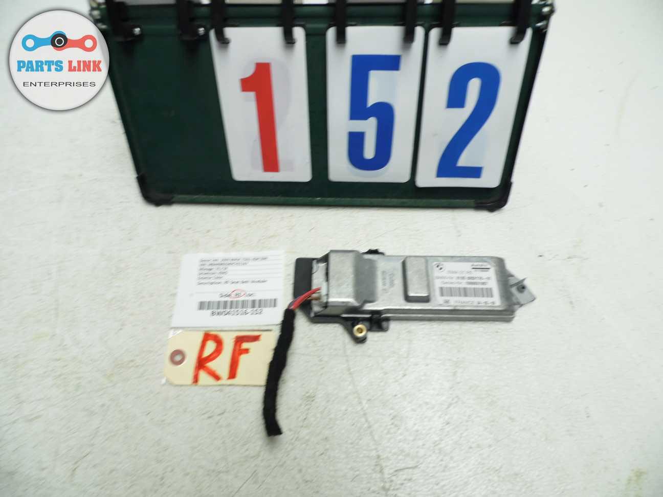 2009-2012 BMW F02 750 750LI FRONT RIGHT SEAT BELT SEATBELT MODULE CONTROL UNIT