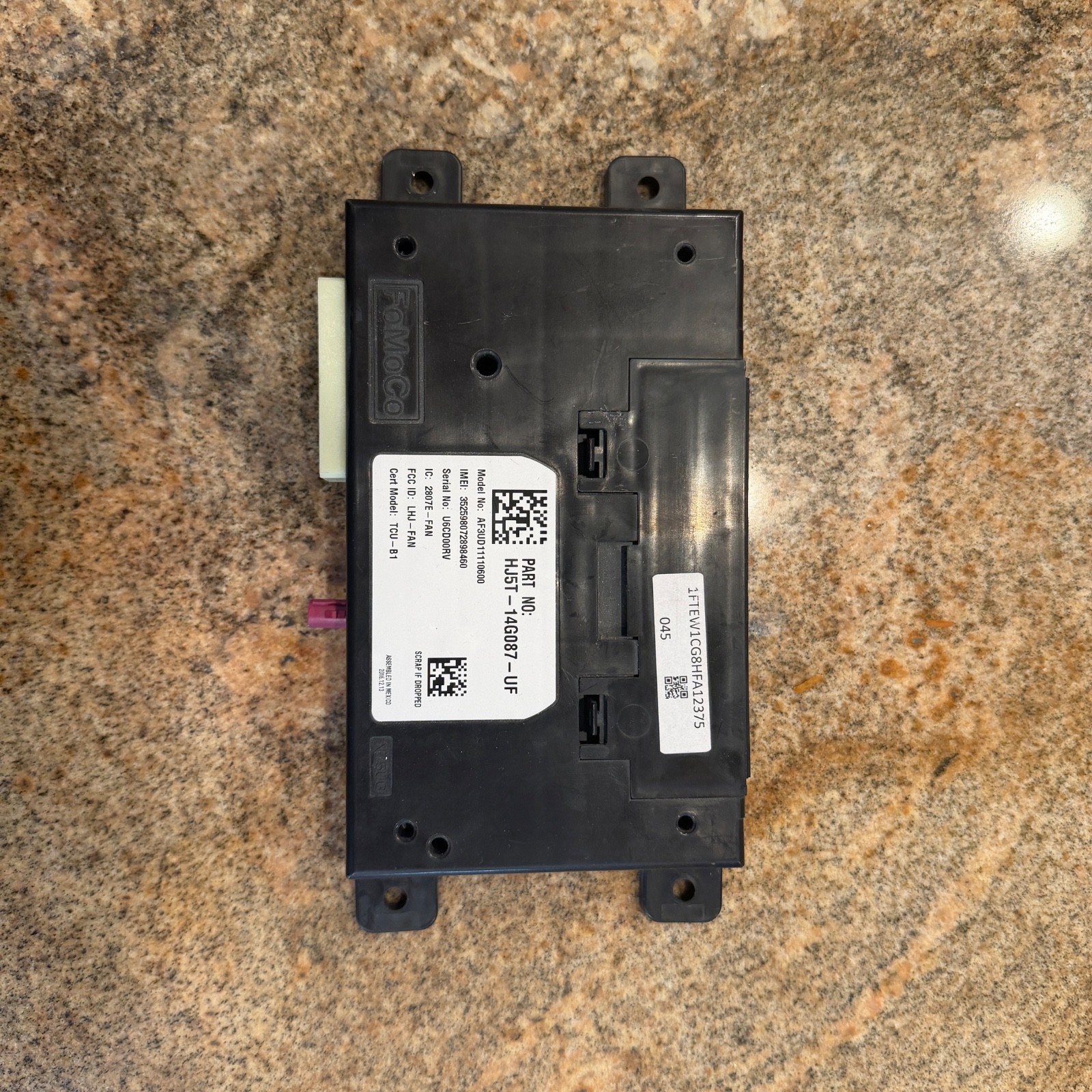 CHASIS CONTROL MODULE OEM 2017 FORD ESCAPE HJ5T-14G087-UF