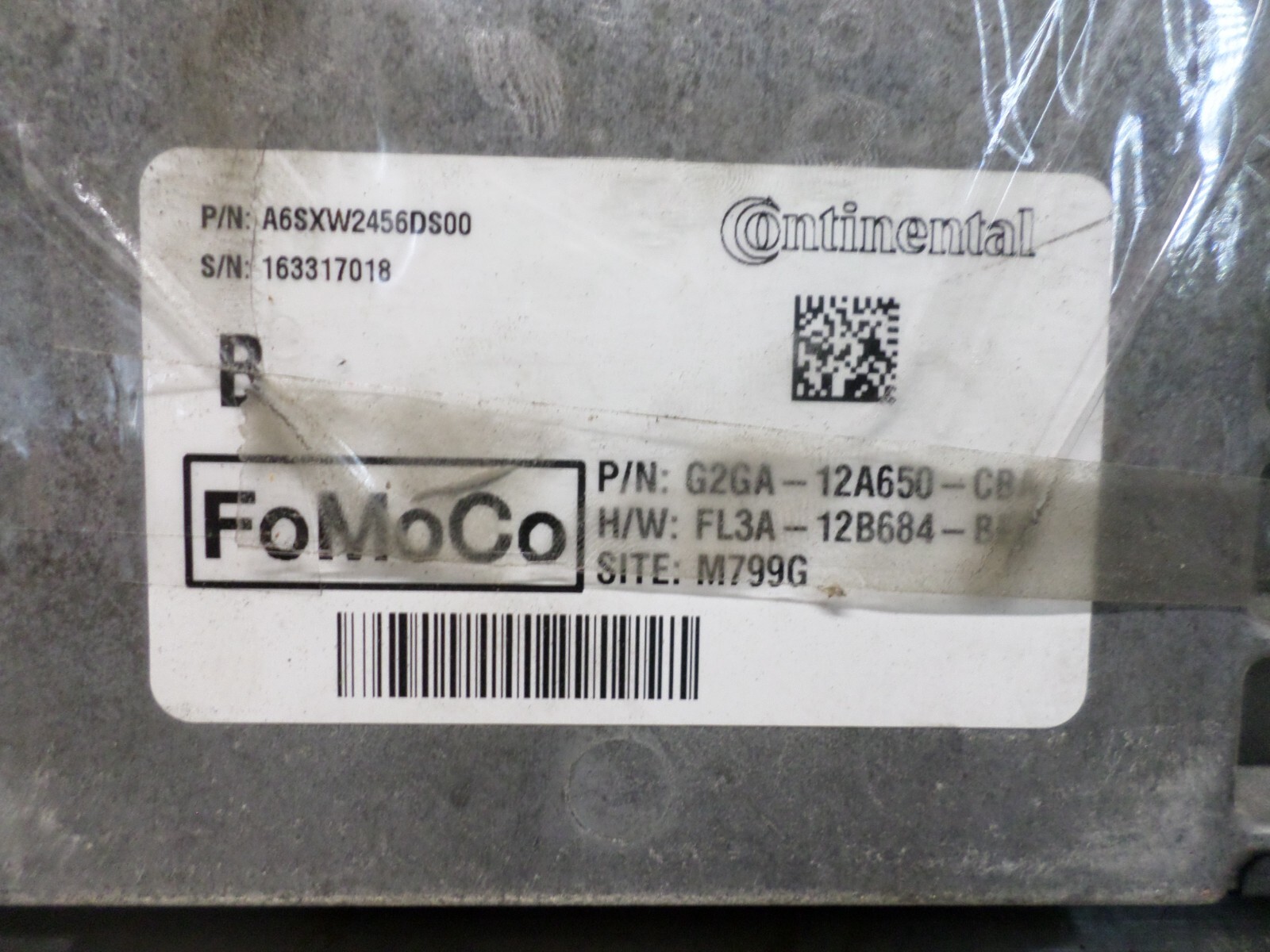 2016-2018 Lincoln MKX 3.7L Engine Control Module ECM PCM OEM G2GA-012A650-CBA *J
