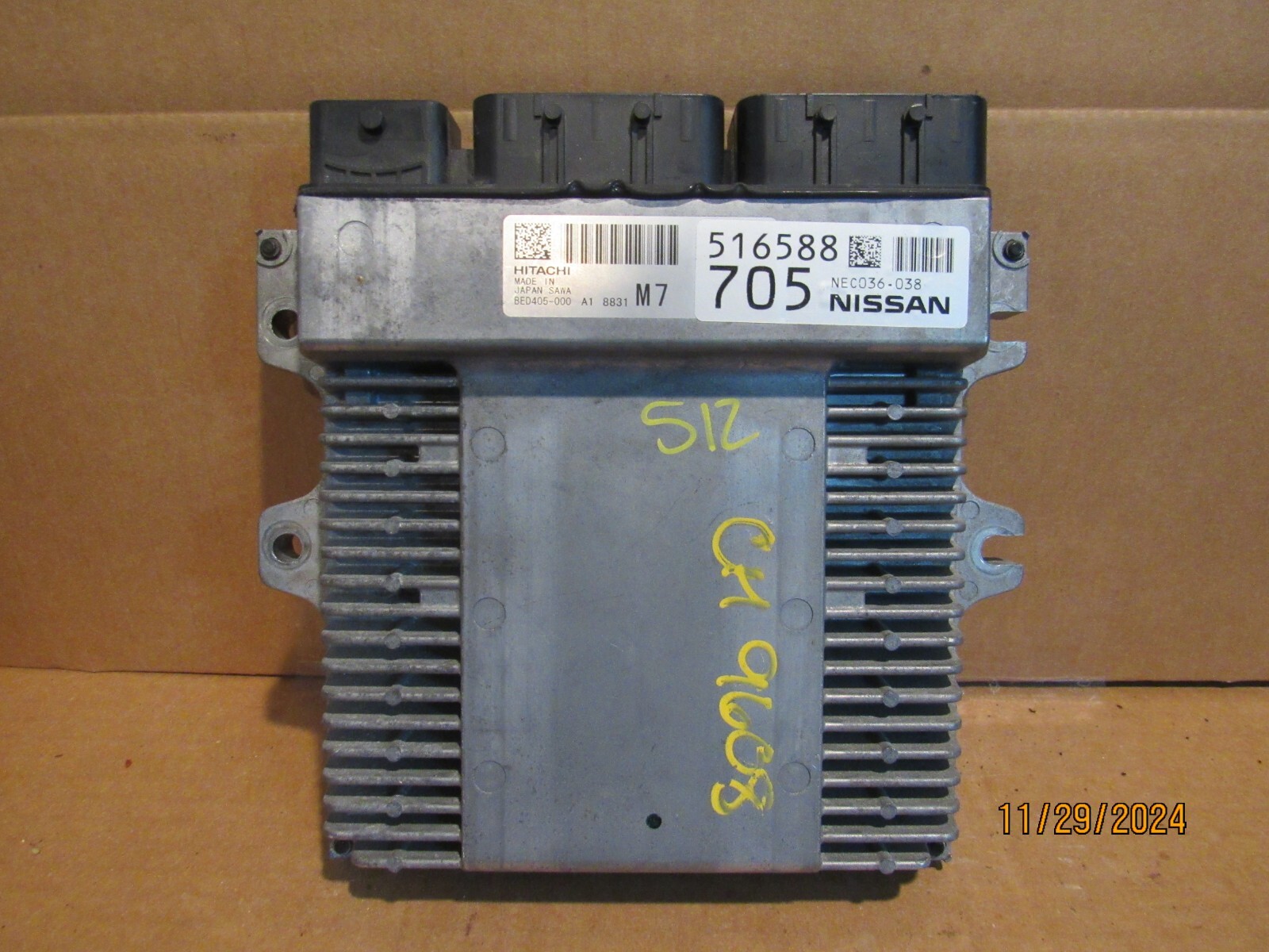 2019 2020 Infiniti Q50 Engine Computer Control Module ECM ECU NEC036038