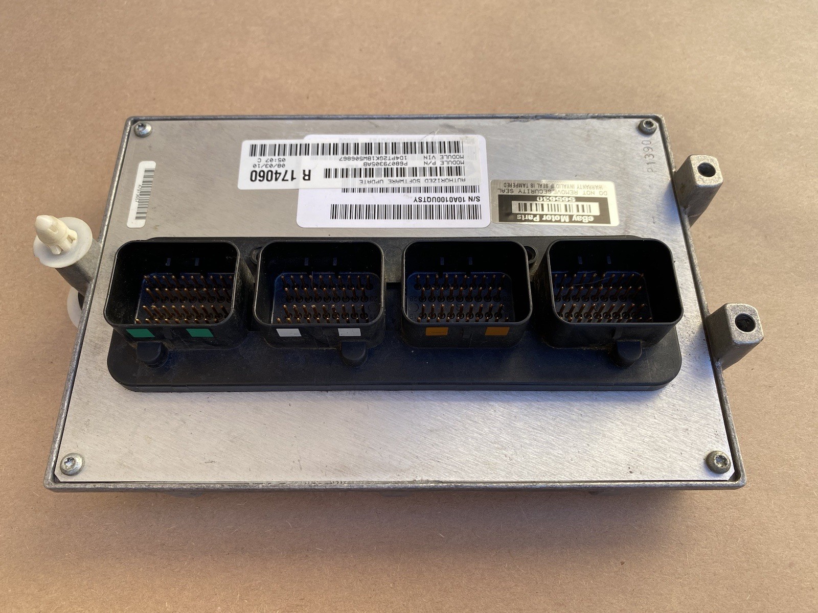 2011 JEEP LIBERTY NITRO 3.7L ENGINE COMPUTER MODULE ECM ECU PCM P68079305AB
