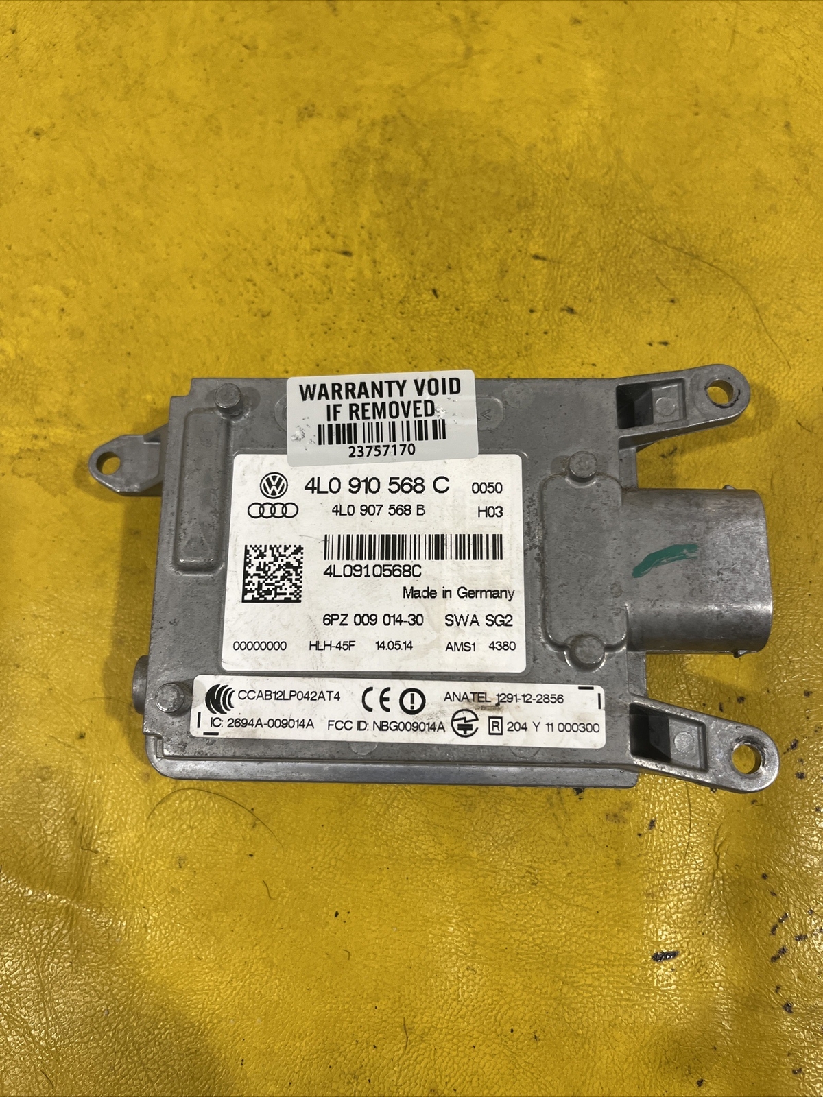 2009 2010 2011 2012 2013 2014 2015 Audi Q7 LEFT Control Module OEM