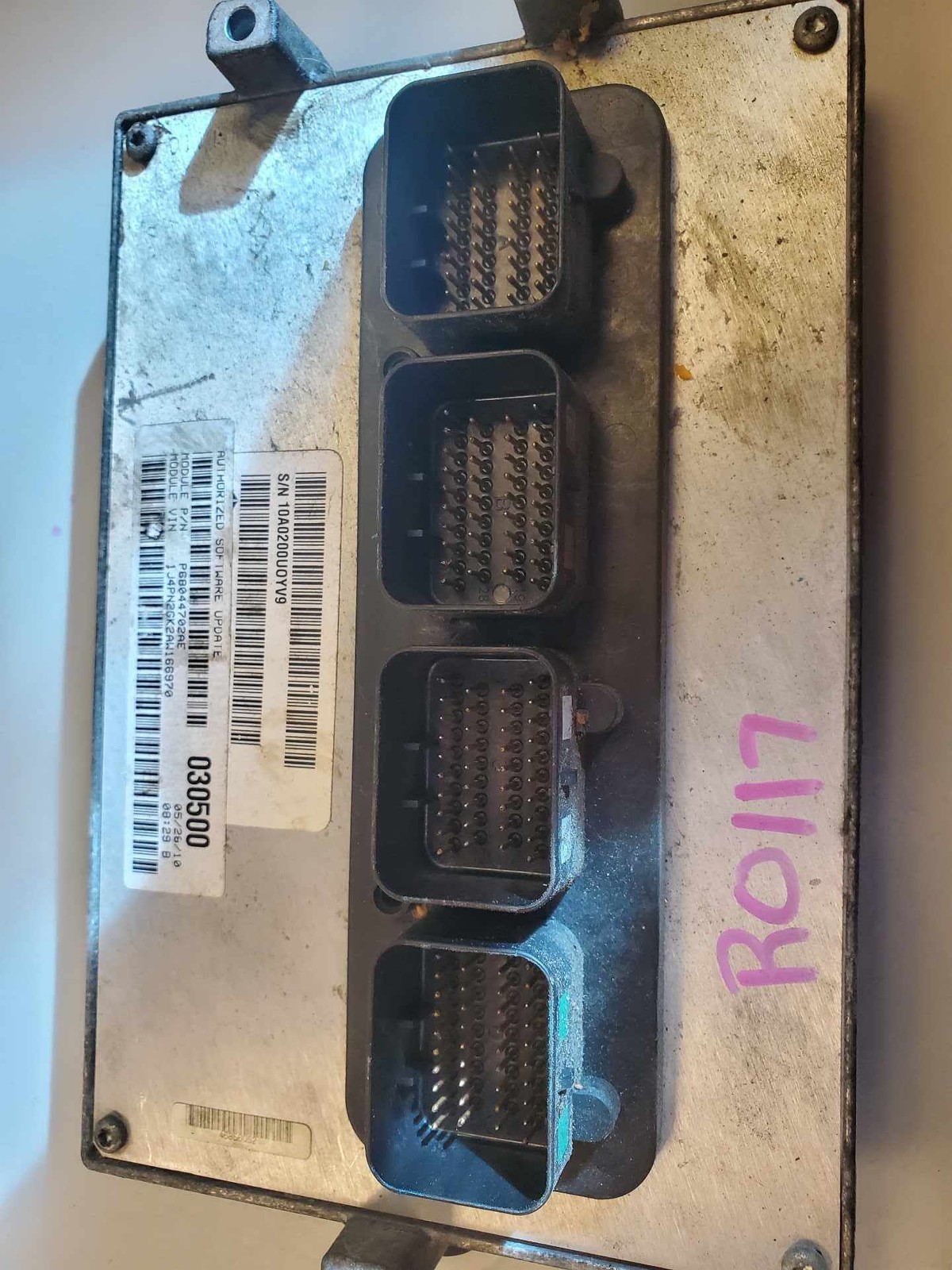 2010 JEEP LIBERTY ENGINE COMPUTER EBX ECM