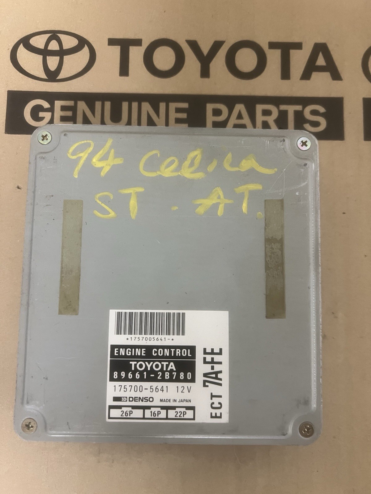 1994 1995 1996 TOYOTA CELICA ECU ECM ENGINE CONTROL MODULE 89661-2B780