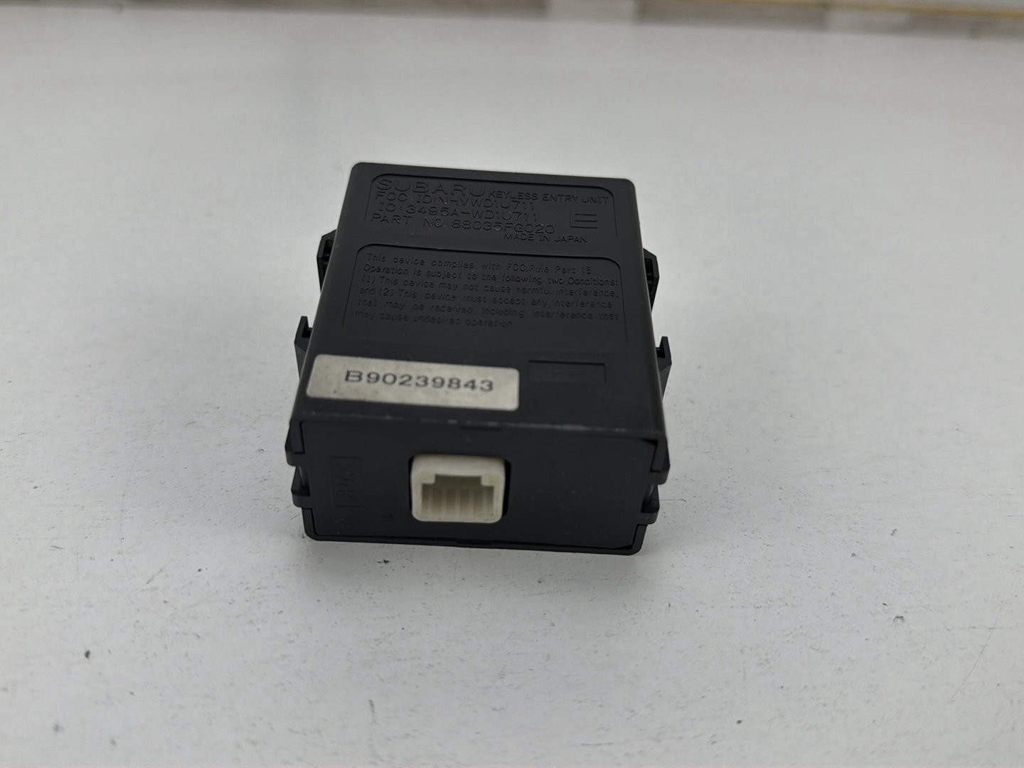 2008-2009 Subaru Impreza Keyless Entry Control Unit Module OEM
