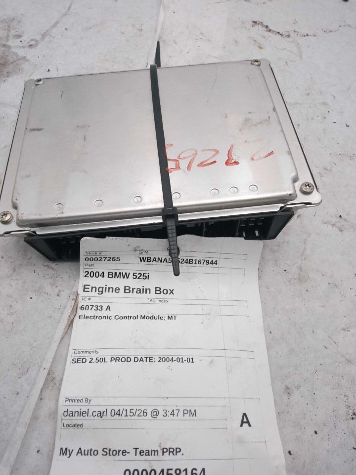 Engine ECM Electronic Control Module Fits 04-05 BMW 525i 717724