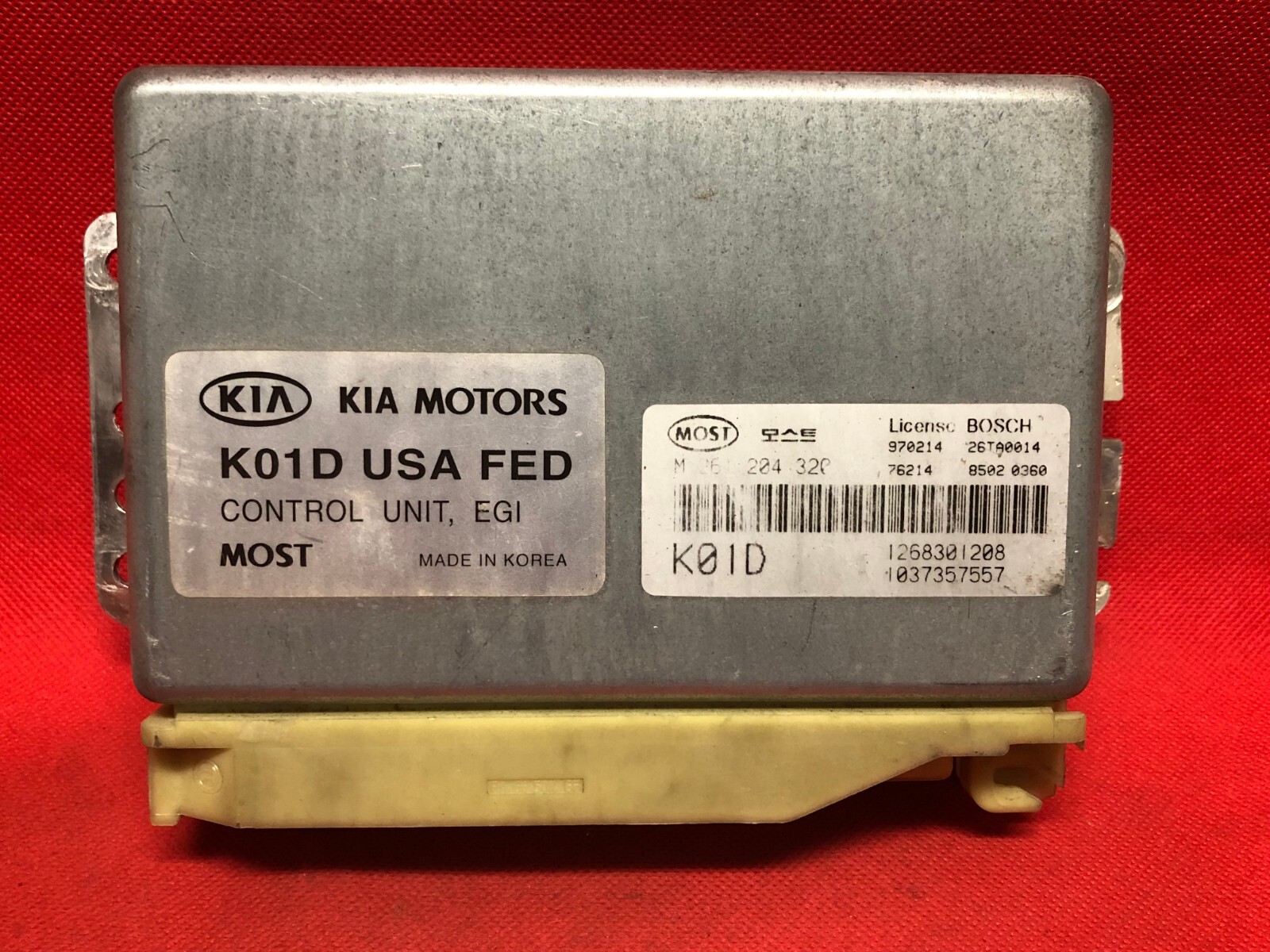 PLUG & PLAY 98 KIA SPORTAGE ECU CONTROL MODULE EGI OEM K01D 0 261 204 320 0
