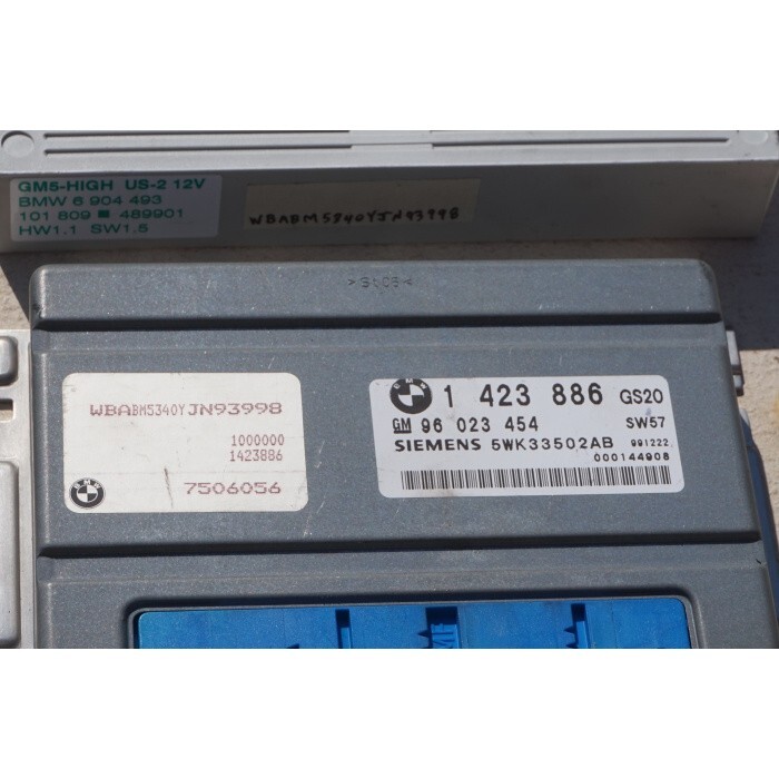 2000 BMW 328ci E46 ECU KIT 7500255 MS42 FOUR KEYS 4 Locks DME + EWS + TCM + BCM