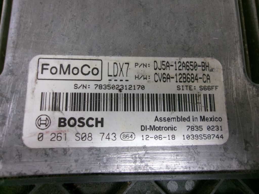 Engine ECM Control Module 1.6L Fits 13-15 ESCAPE DJ5A-12A650-BH DJ5A12A650BH
