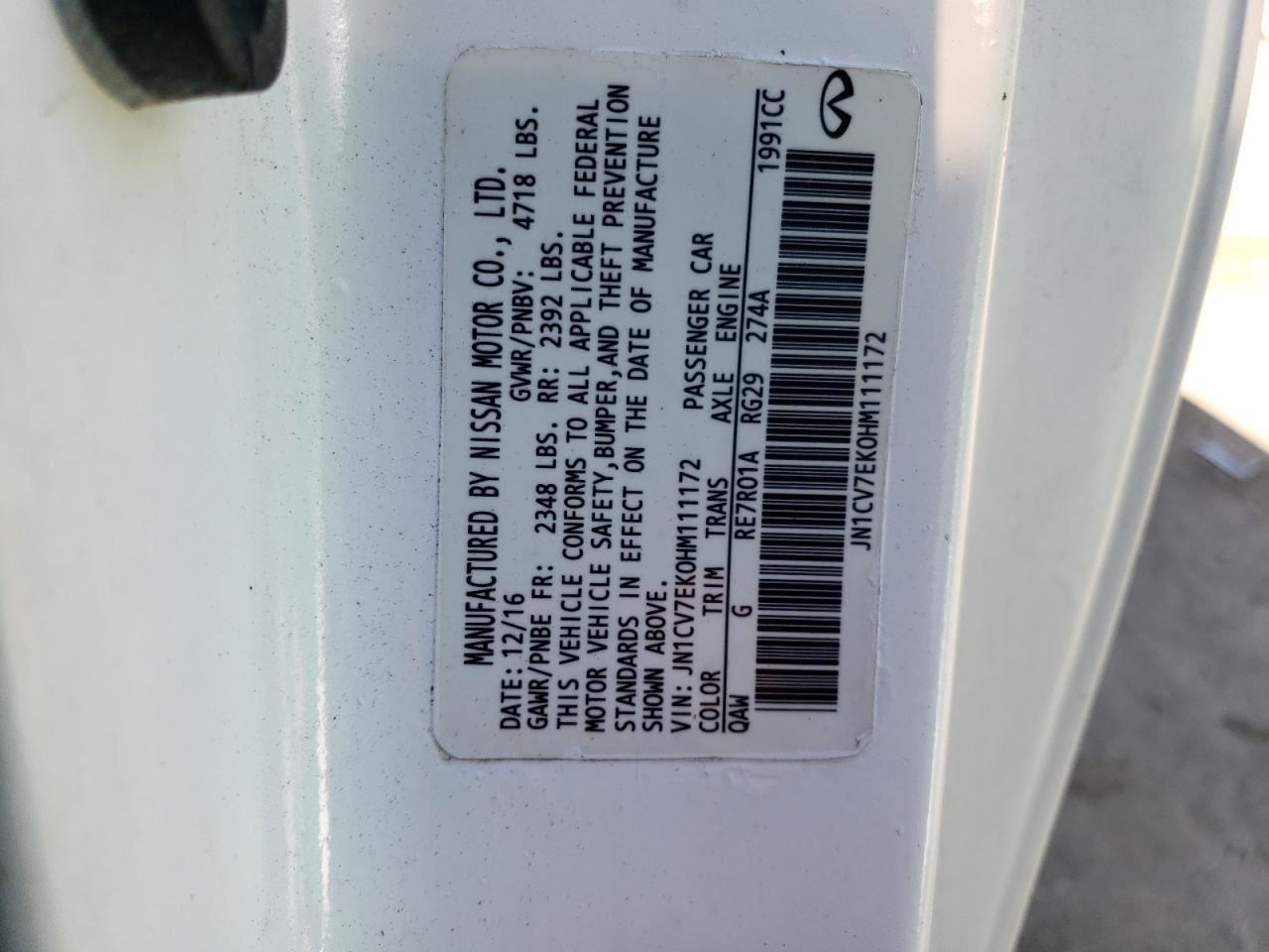 Engine ECM Electronic Control Module 2.0L Fits 16-19 INFINITI Q50 4979104