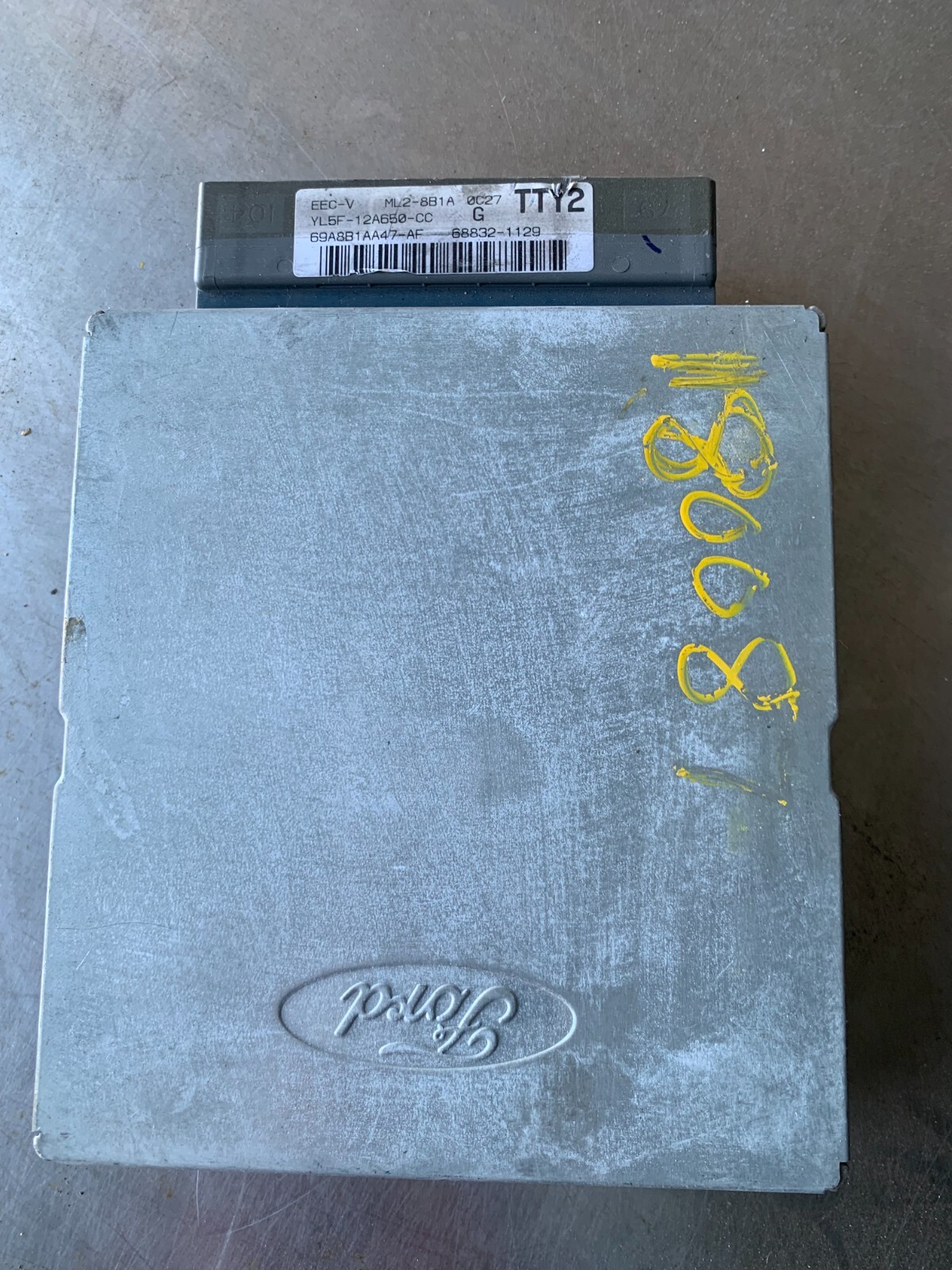 2000 Ford Explorer ECM ECU Engine Control Module Unit YL5F-12A650-CC TTY2 OEM