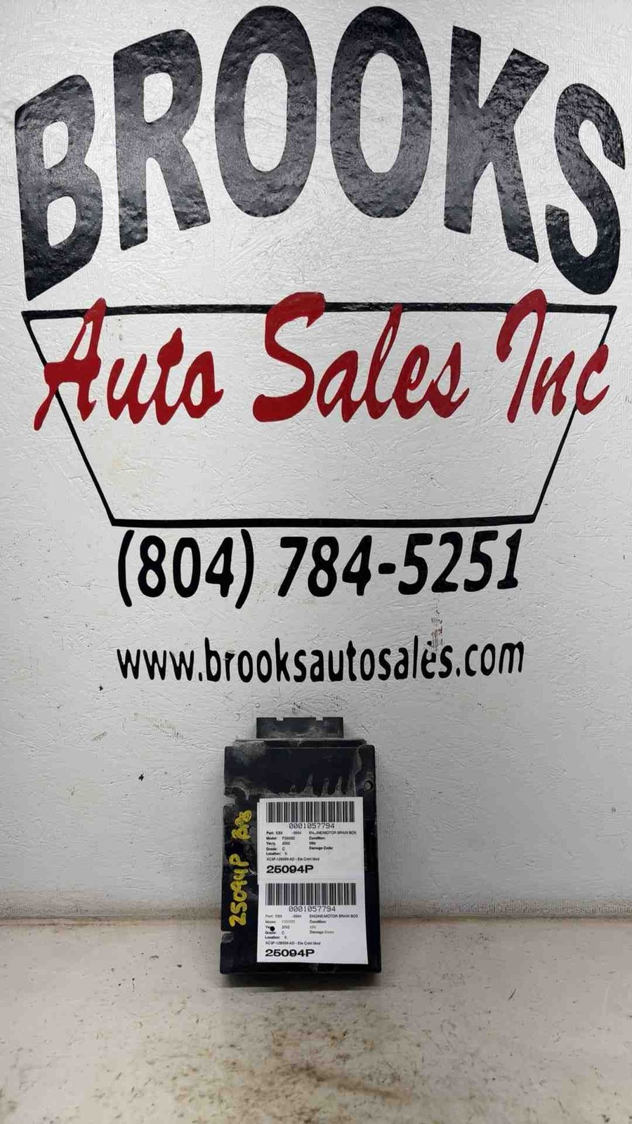 1999-2003 FORD F350 SD PICKUP Engine/motor Brain BoxXc3f-12b599-ad