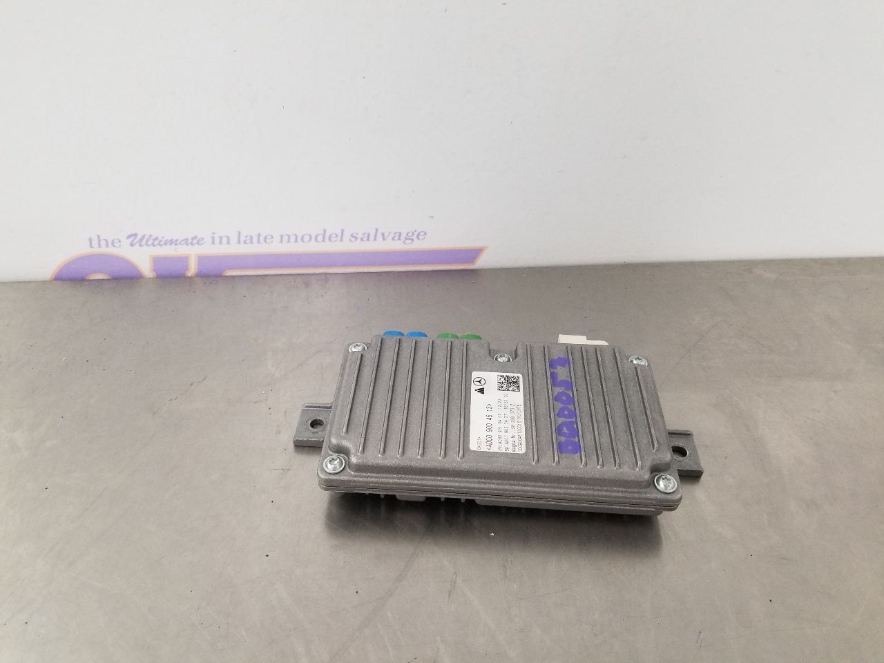 17 2017 MERCEDES-BENZ S63 AMG 222 TYPE SURROUND VIEW CONTROL MODULE 0009004513