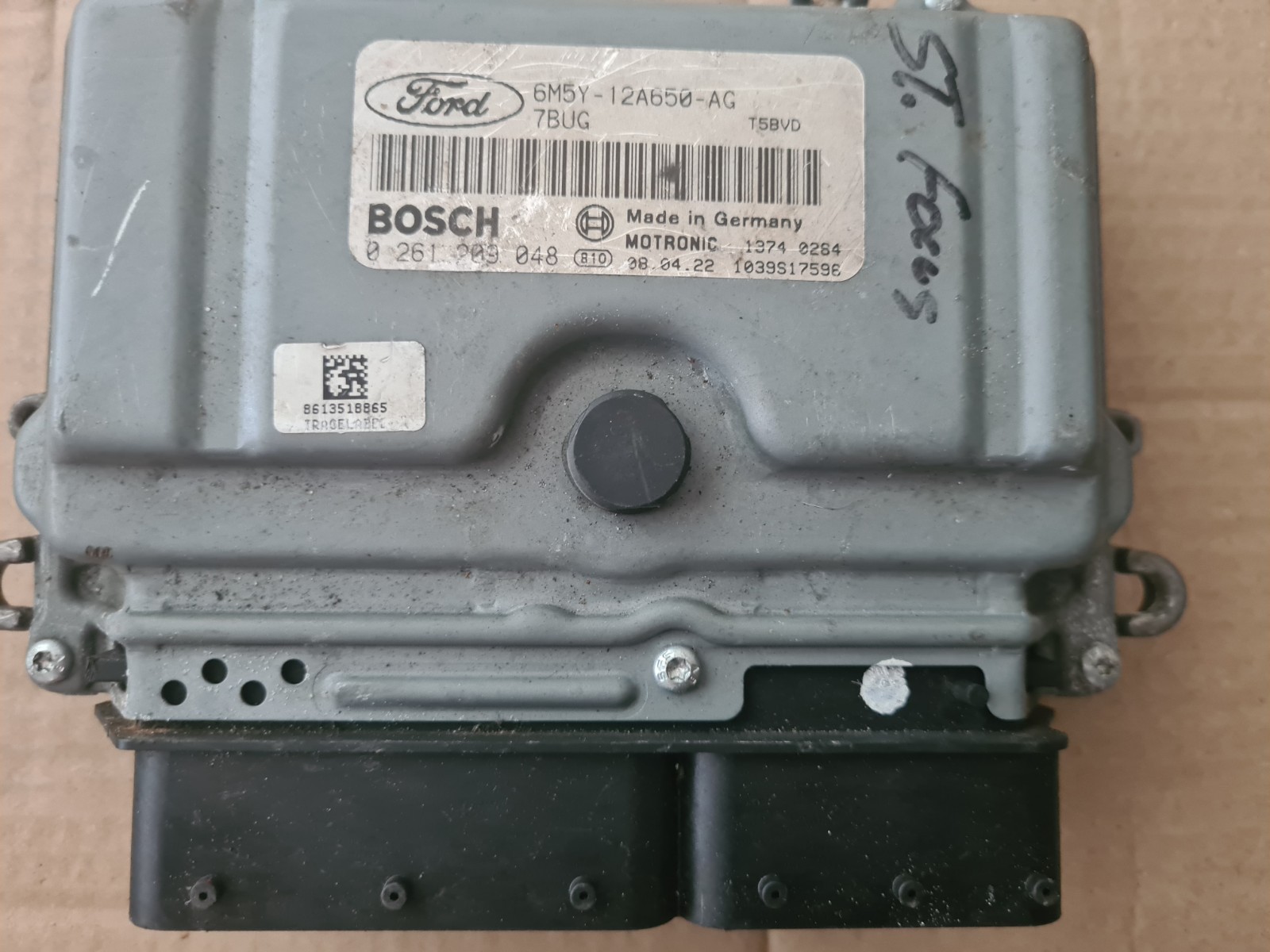6M5Y12A650AG Bosch 0261209048 Ford Engine ECU 7BUG