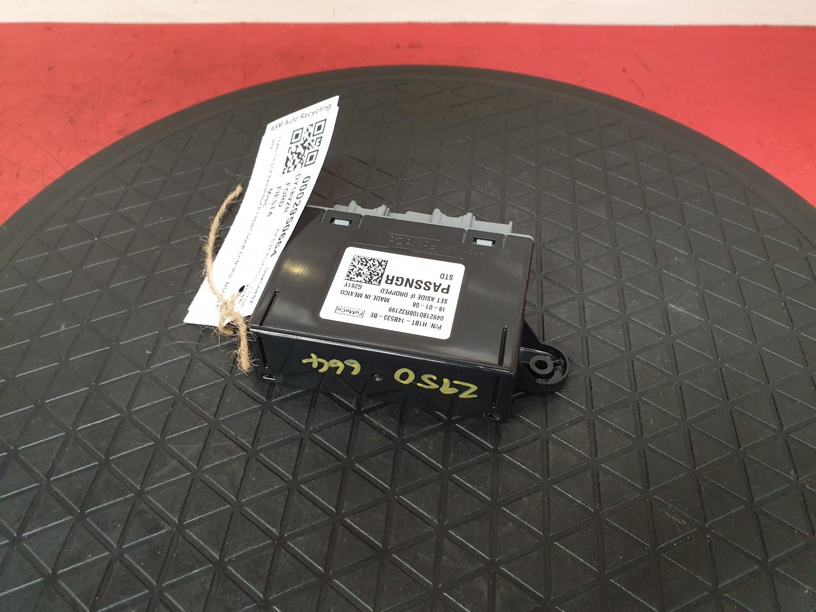 FORD FIESTA MK8 FRONT PASSENGER CONTROL UNIT 2018 H1BT-14B533-BE