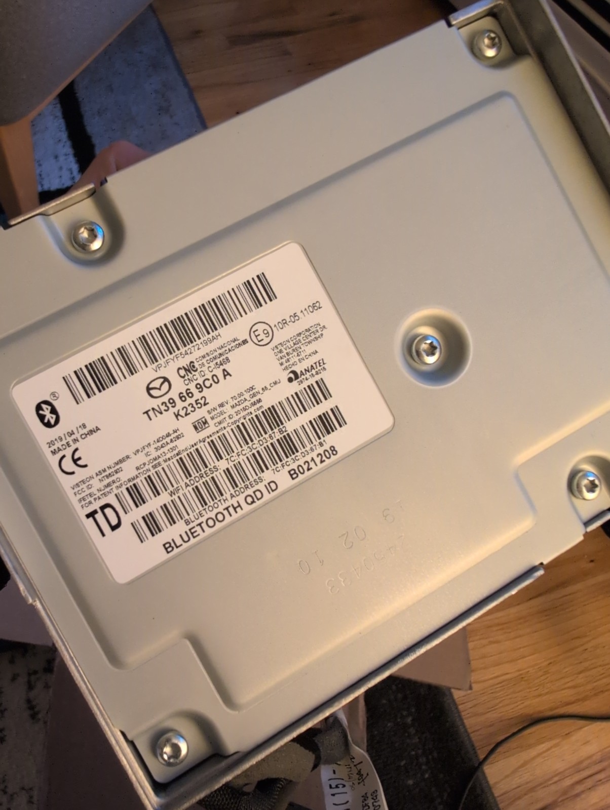 Mazda Cmu Connectivity Unit CX3 Cx5 Tn39669c0, read description