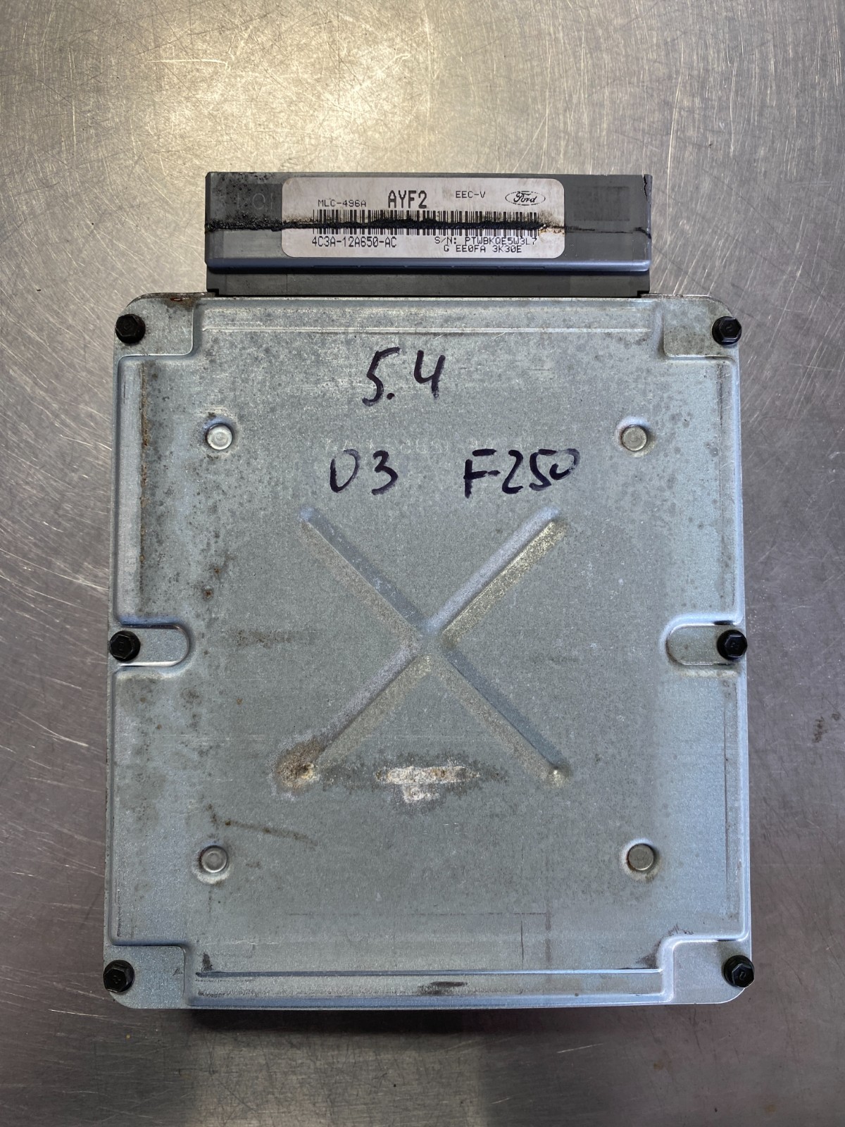 2003 Ford F250SD Truck 5.4L Engine Computer ECU ECM 4C3A-12A650-AC OEM