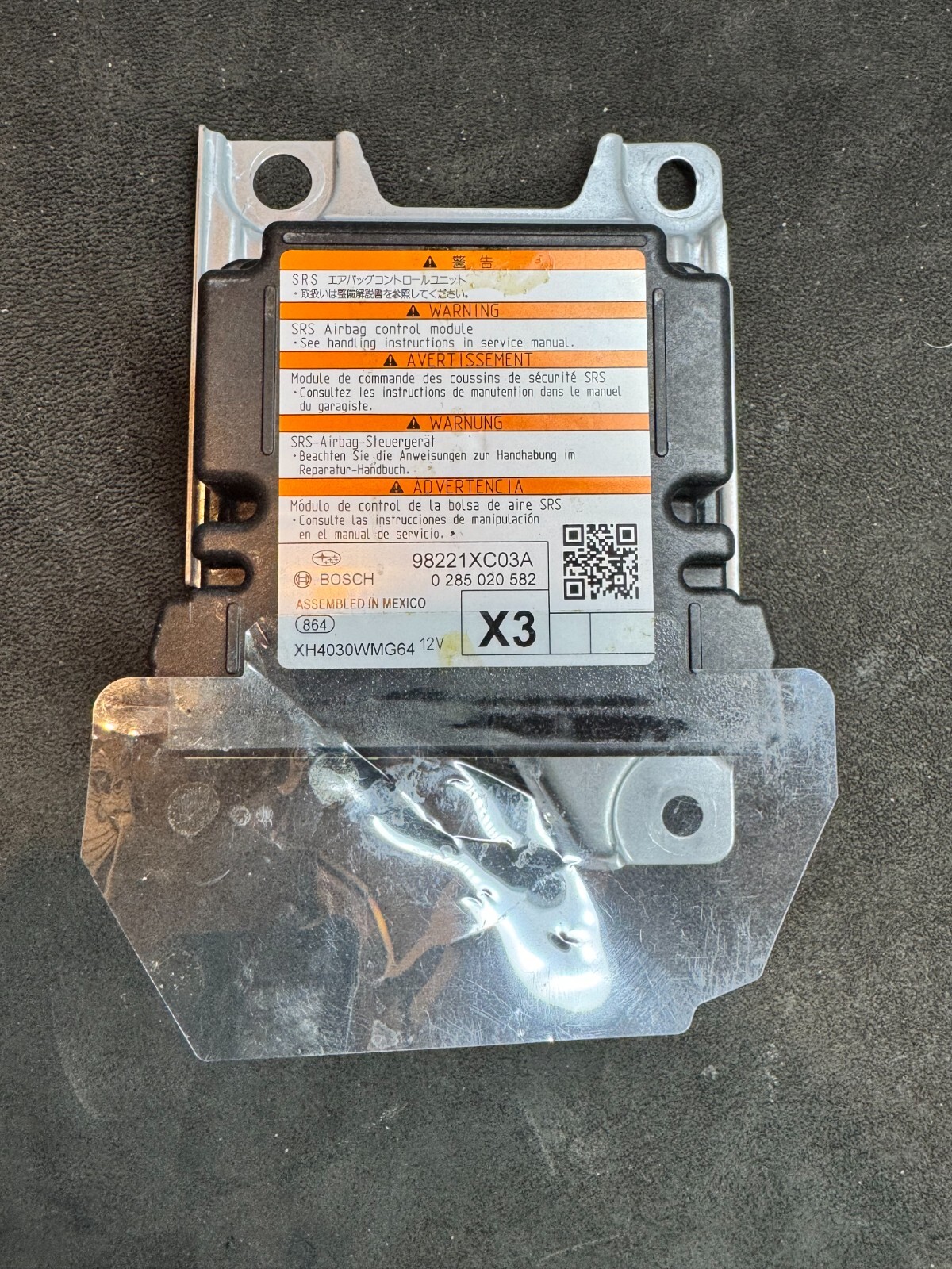 22-24 SUBARU ASCENT Restraint Control Module OEM 98221XC00A
