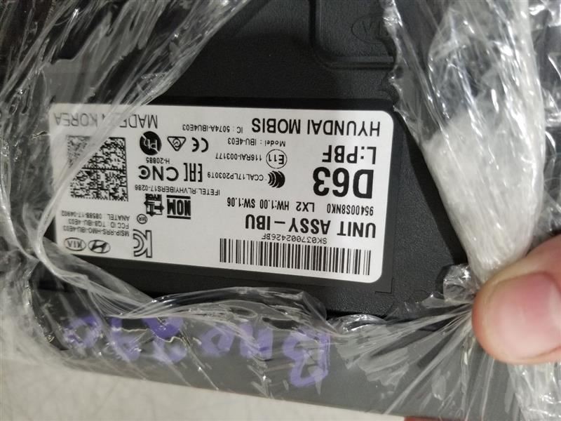 20 2020 HYUNDAI PALISADE 3.8L BCM BODY CONTROL MODULE 95400S8NK0