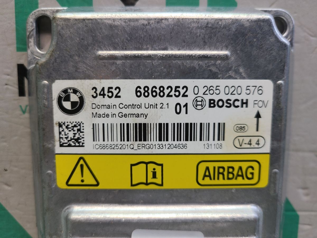 BMW 7 Series F01 SRS ECU CRASH DATA 6868252