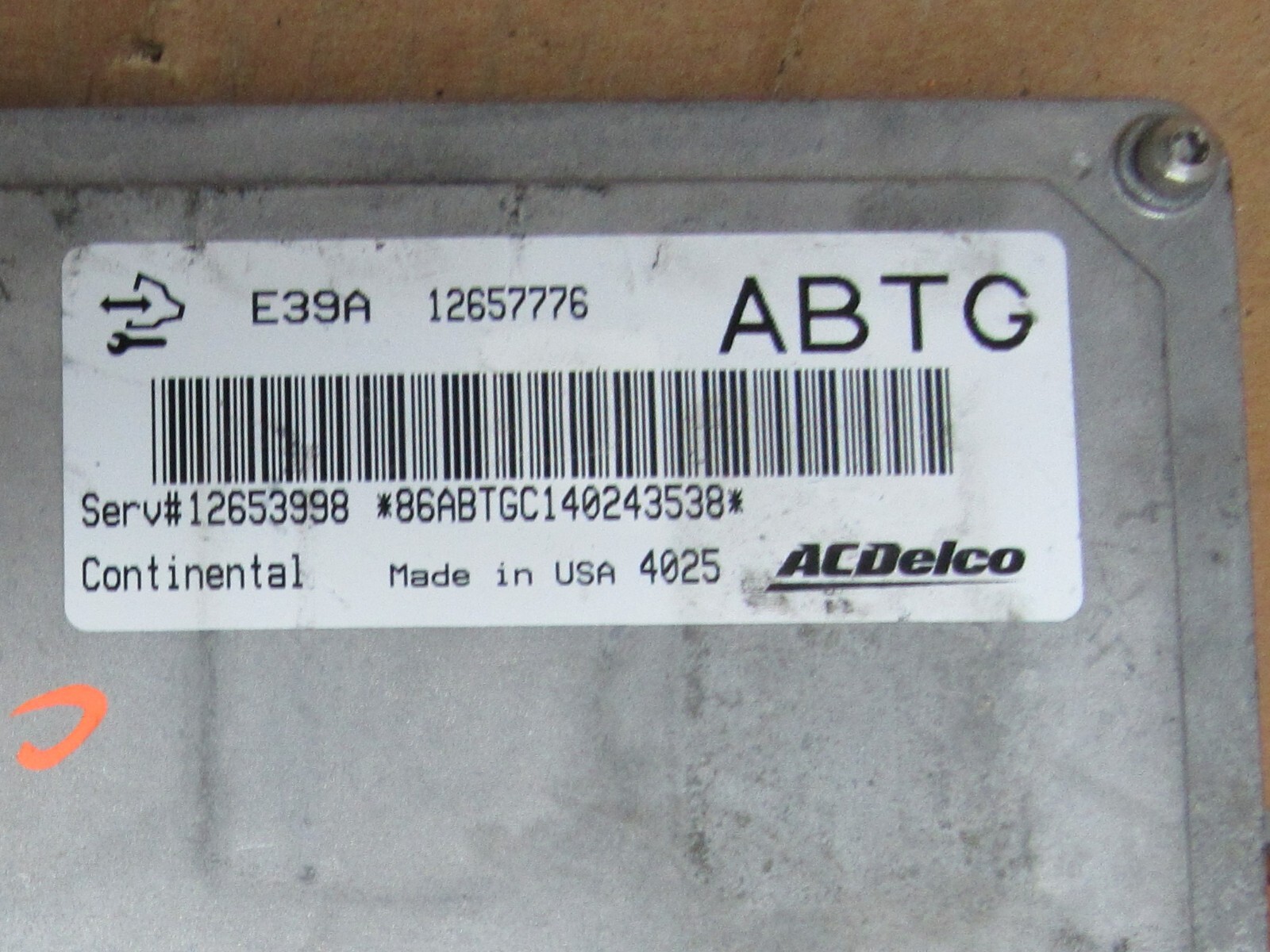 2014 Cadillac SRX 3.6L Engine Computer Control Module ECM ECU OEM 12657776