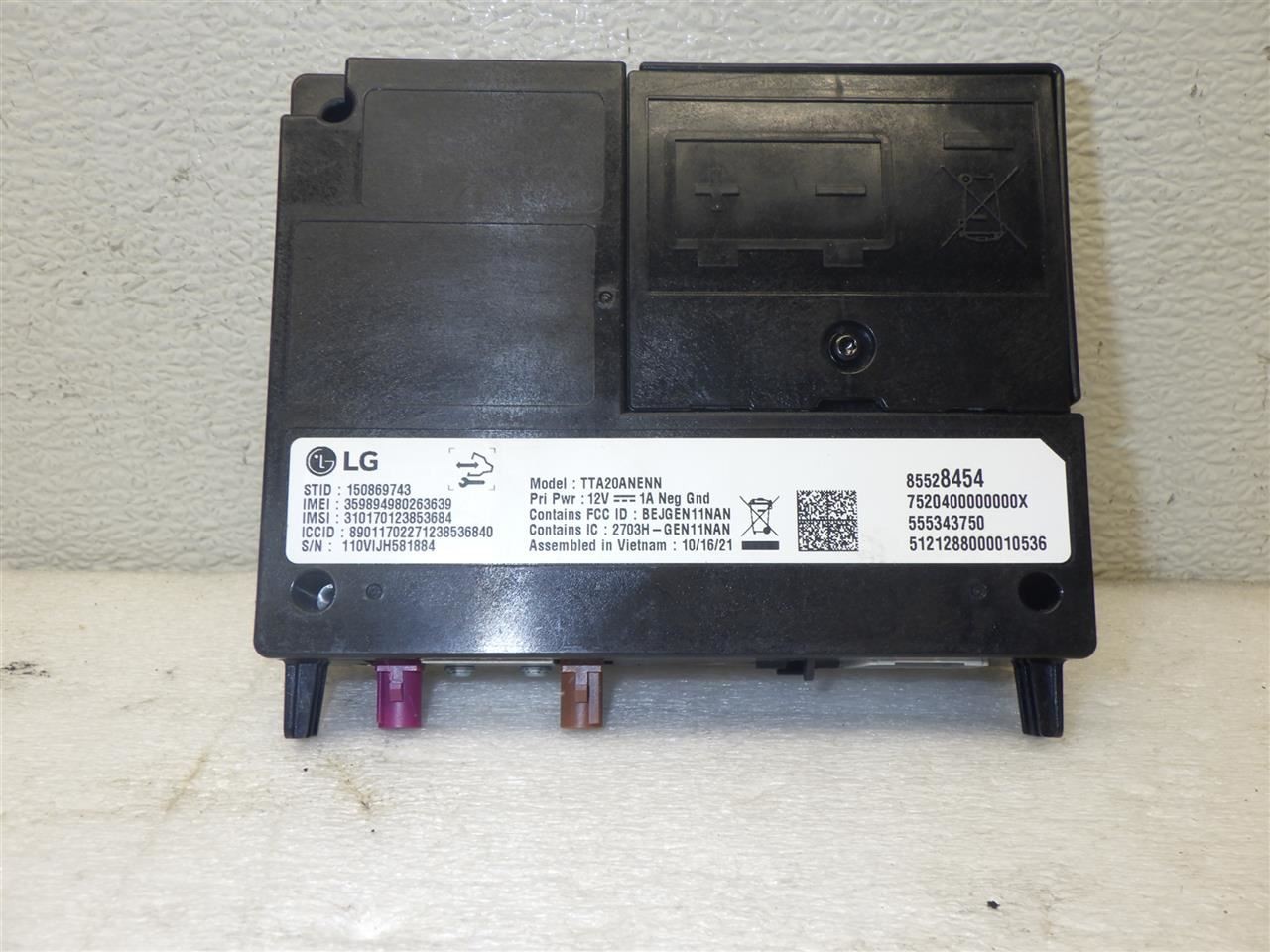 2022 Silverado 1500 Telematics Module 85528454