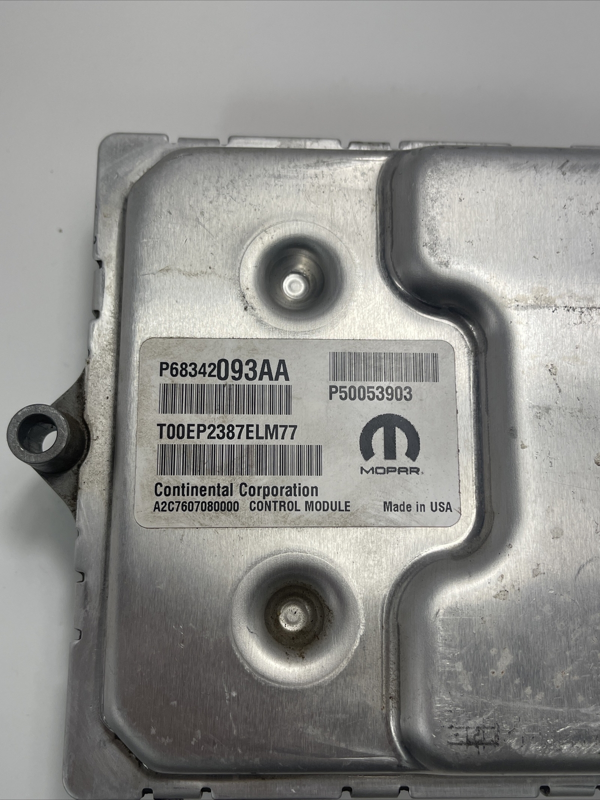 2018 Jeep Cherokee 2.4L Engine Computer ECM ECU P68342093AA