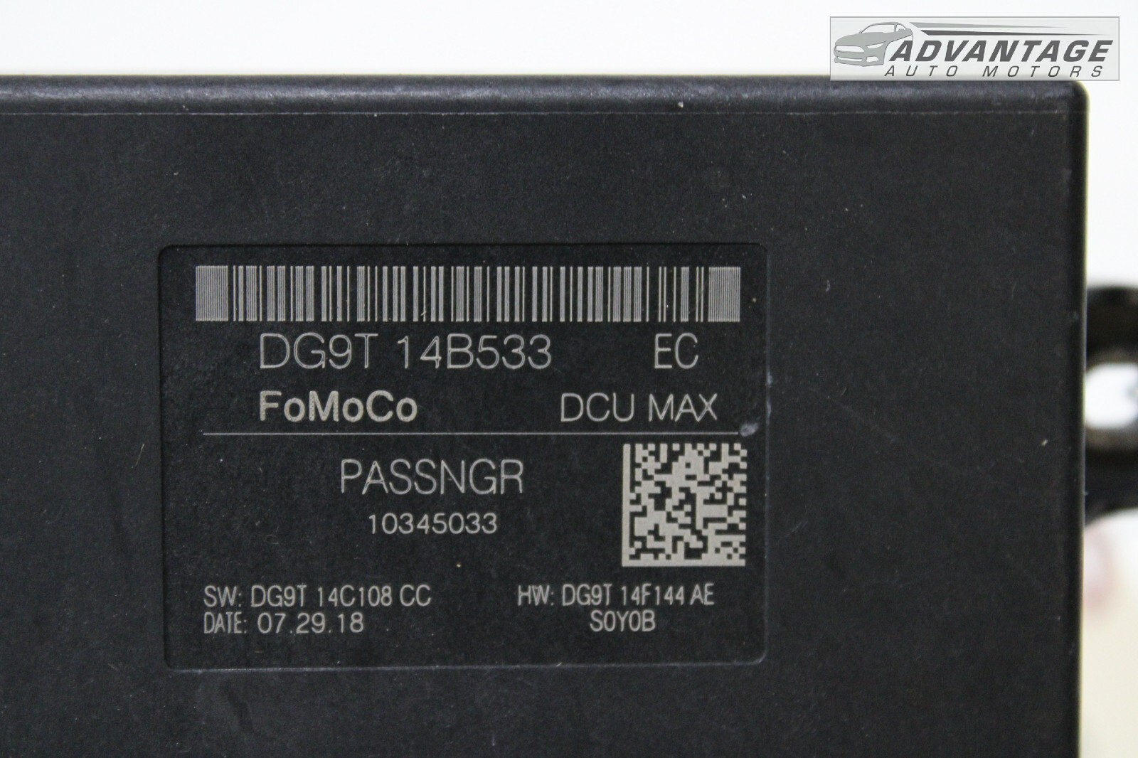 2015-2021 FORD EDGE SEL FRONT RIGHT PASSENGER SIDE DOOR CONTROL MODULE UNIT OEM