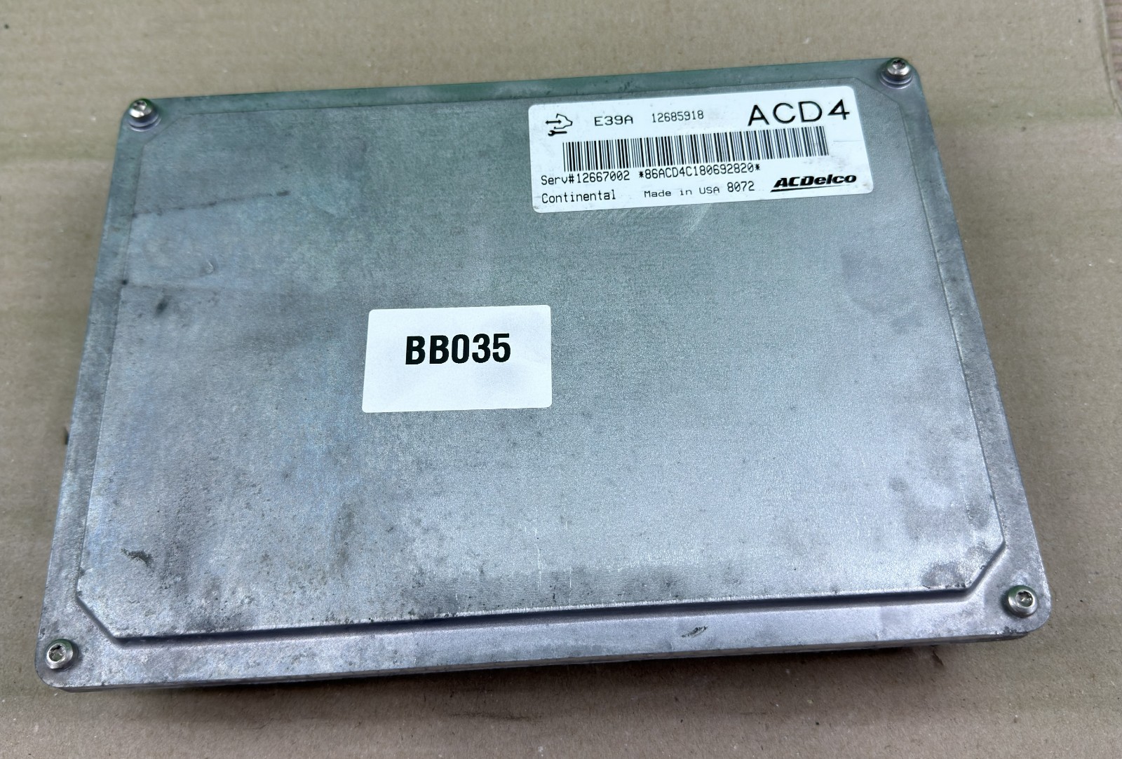 2017 2018 2019 Chevrolet Impala Cadillac XTS Engine Control Module E39A 12685918