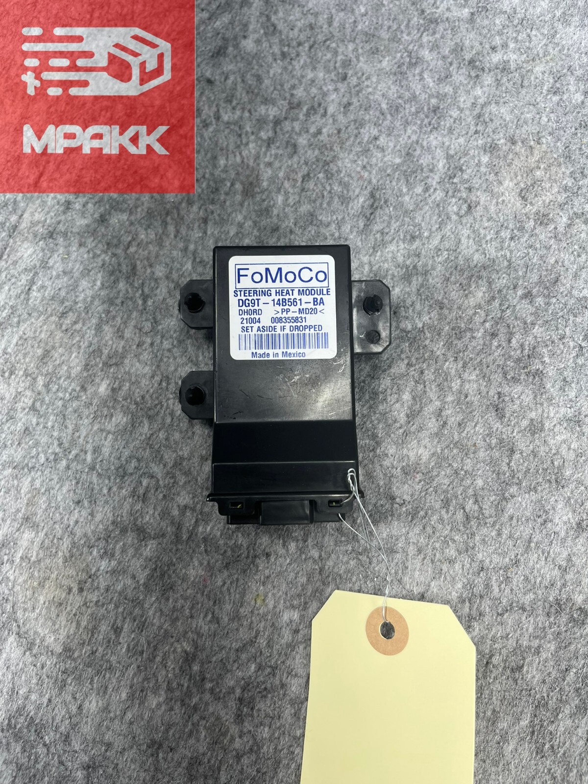 2018-2021 Ford Expedition OEM Heated Steering Wheel Control Module DG9T14B561BA