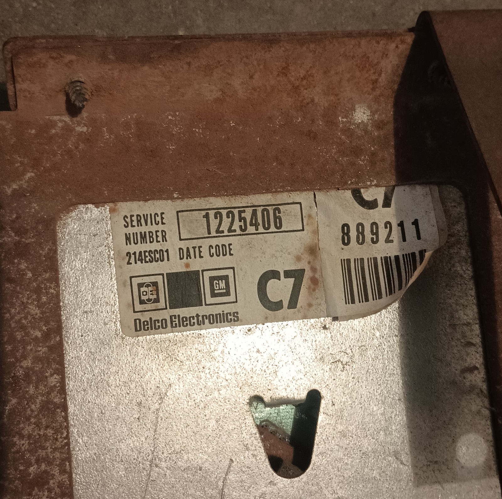 1981-1986 Chevy Gmc C10 GM SCM Spark Control Module 1225406 OEM C7 W/ Bracket