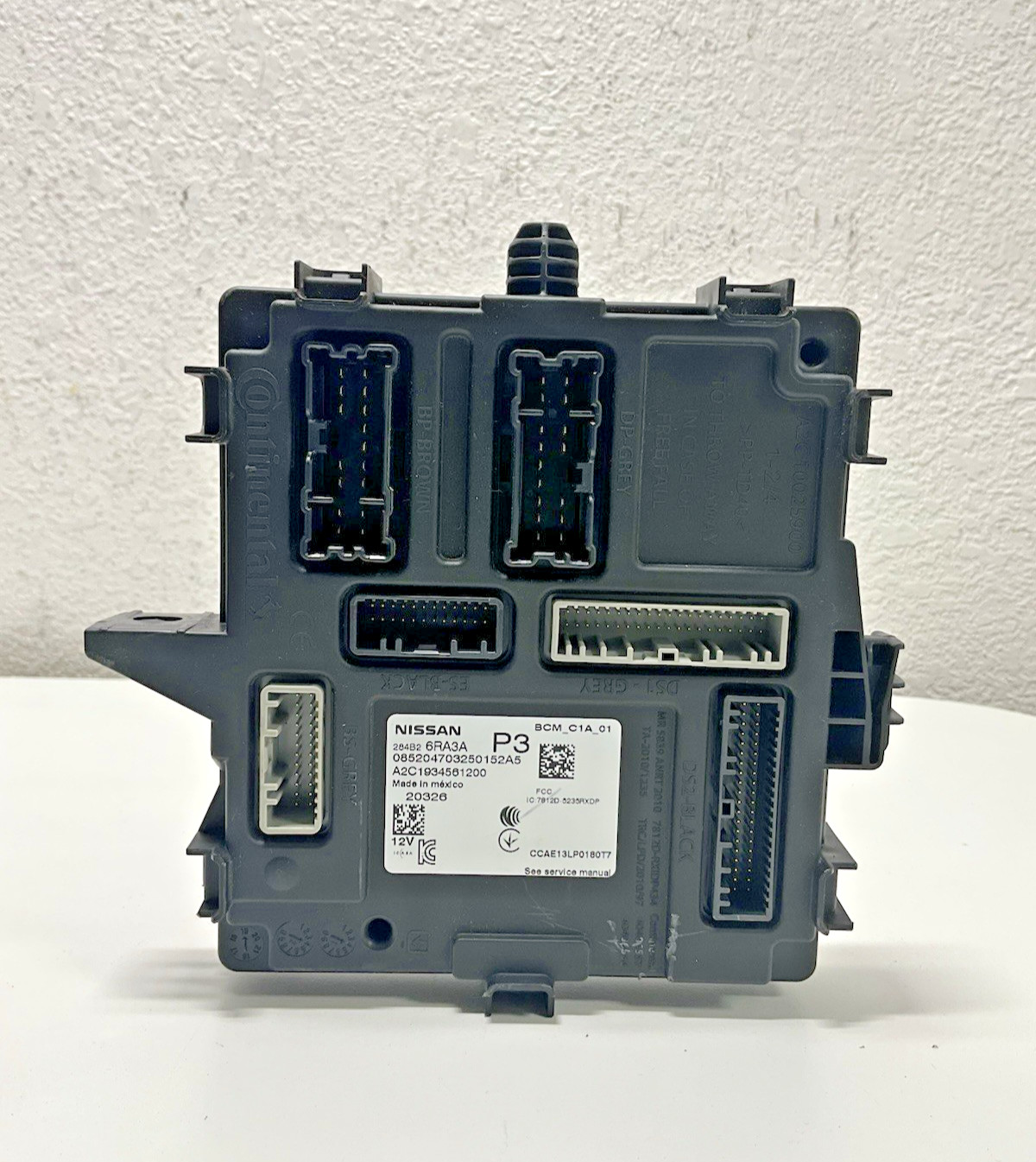 2021 Nissan Rogue Body Control Module 284B26RA3A OEM
