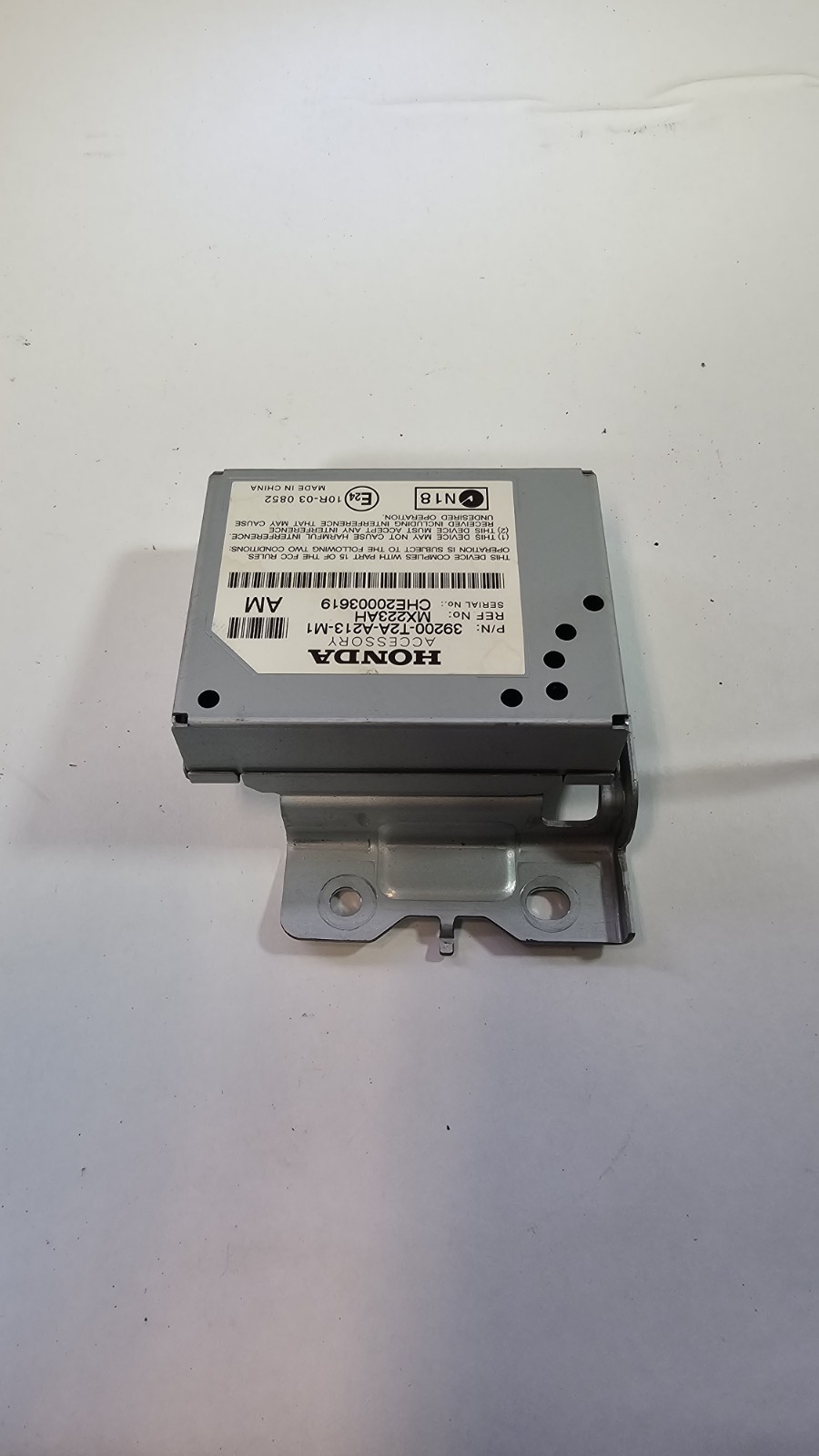 13-17 HONDA ACCORD SEDAN 2.4L ACTIVE NOISE CONTROL MODULE 39200-T2A-A213-M1 OEM