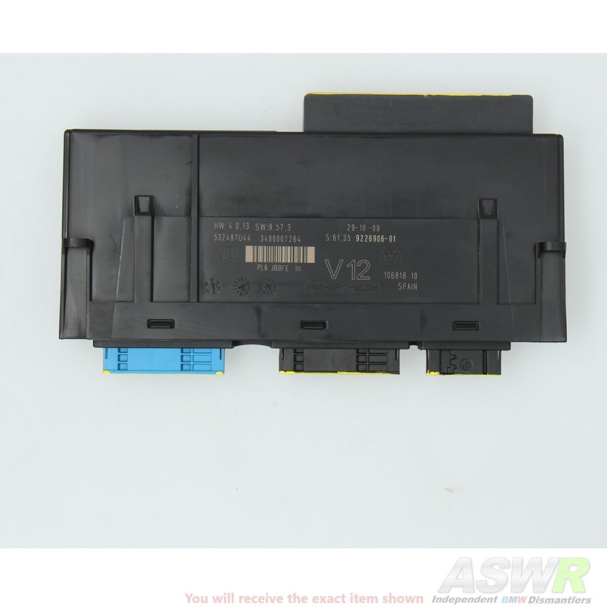 BMW F07 5 SERIES GT Body Control Module Junction Box 61359226906