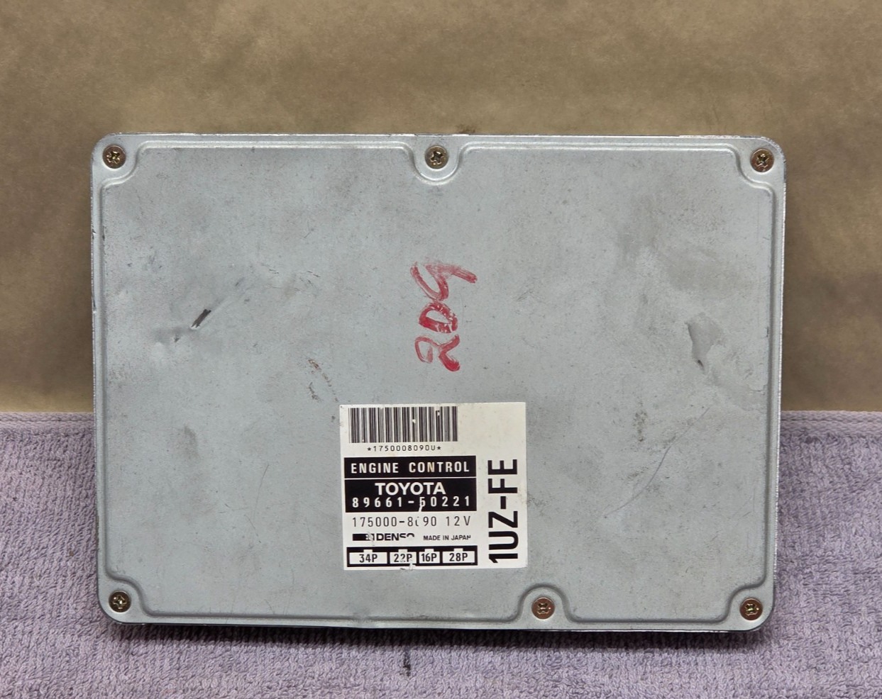 1995-1997 Lexus LS400 89661-50221 ECU Engine Control Module Computer NOT WORKING