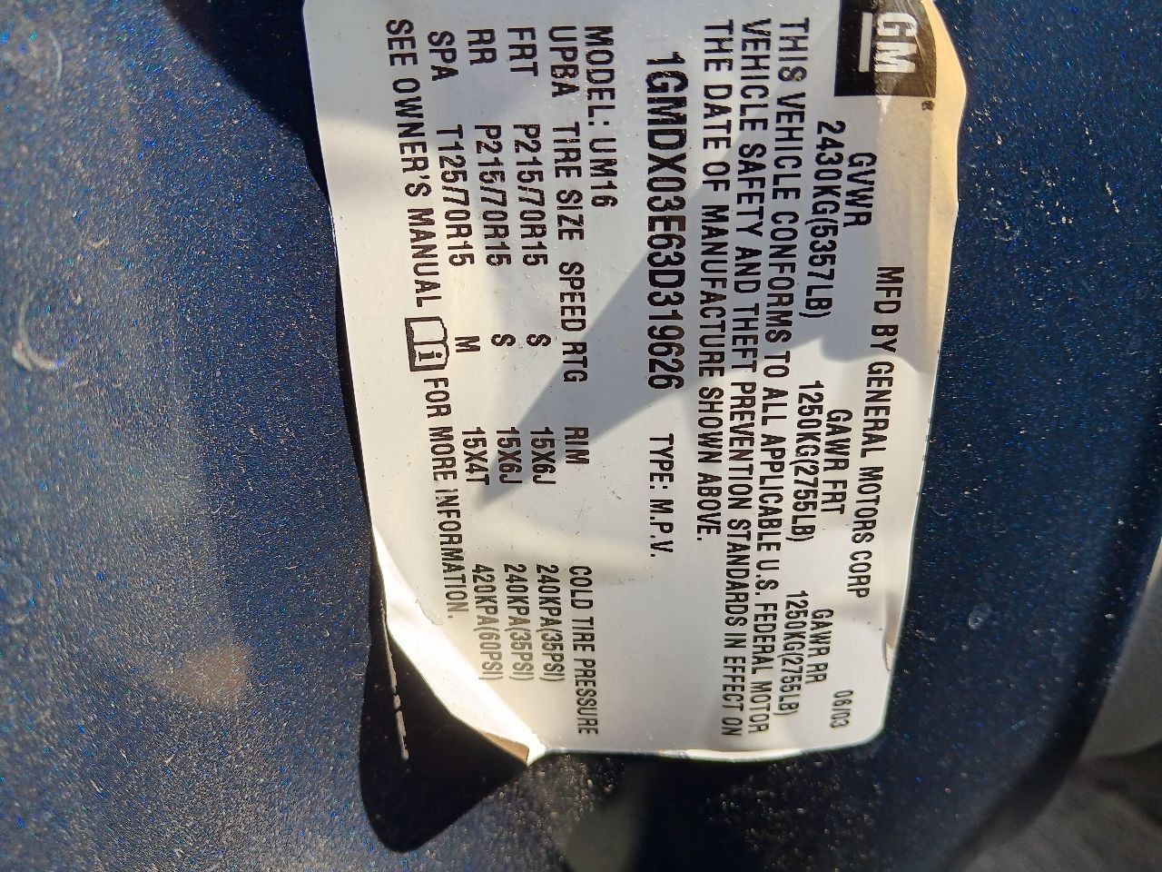 Driver Chassis ECM Behind Sliding Door Actuator Fits 01-05 MONTANA 33178175