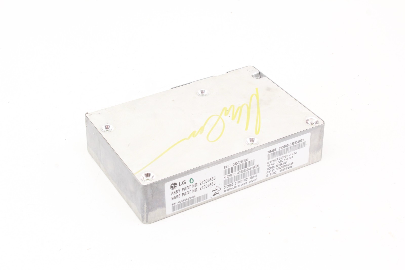 13-15 Chevy Malibu Communication OnStar Control Module Silver OEM 22903686
