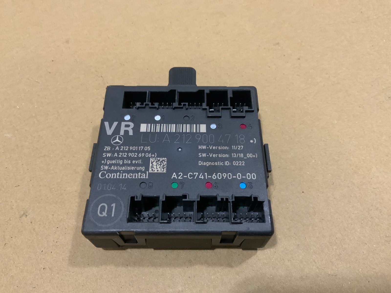 MERCEDES BENZ CLS C218 DOOR CONTROL UNIT ECU FRONT RIGHT A2129004718 2014