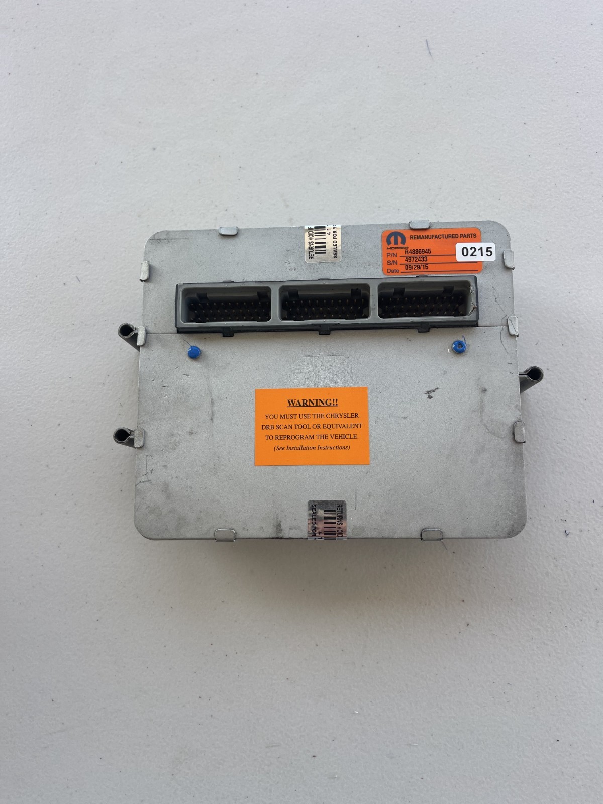 ✅1996 JEEP GRAND CHEROKEE 4.0L ECM ECU MODULE COMPUTER PCM R4886945