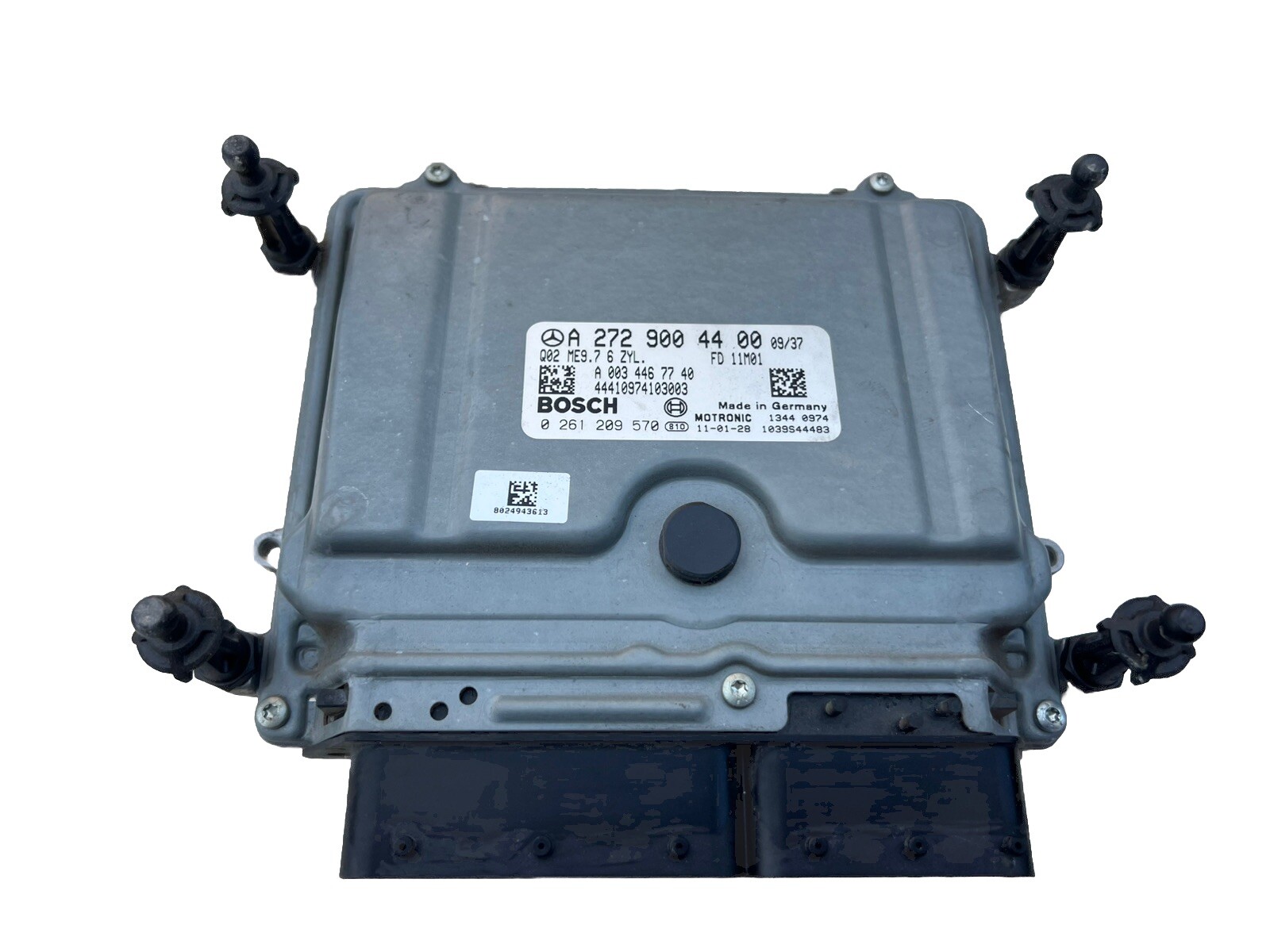 08-12 Mercedes W204 C300 E350 ECU ECM Engine Control Module Unit 2729004400 OEM