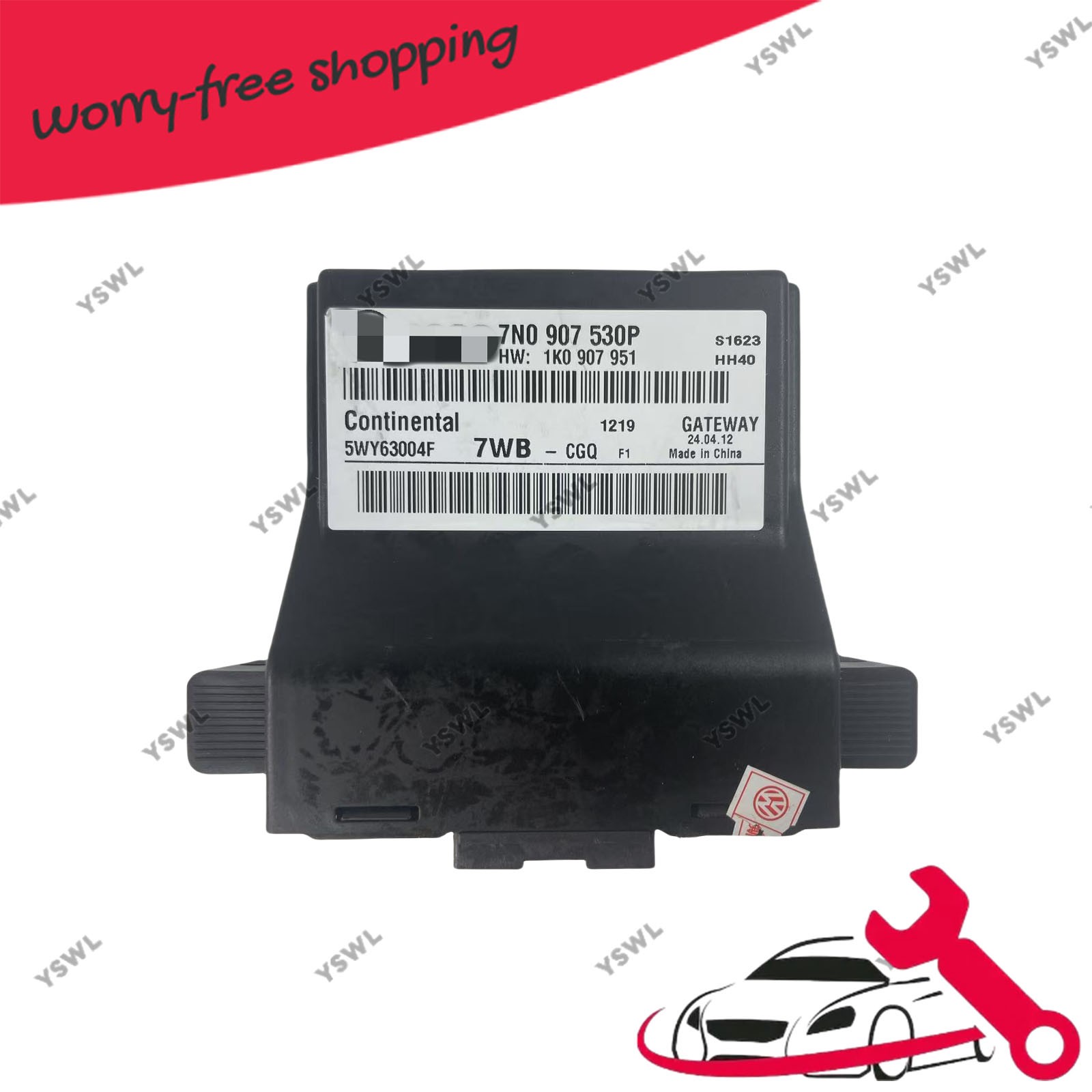 Gateway Interface Control Module For 7N0907530P 2012-2015 VW PASSAT B7 US STOCK