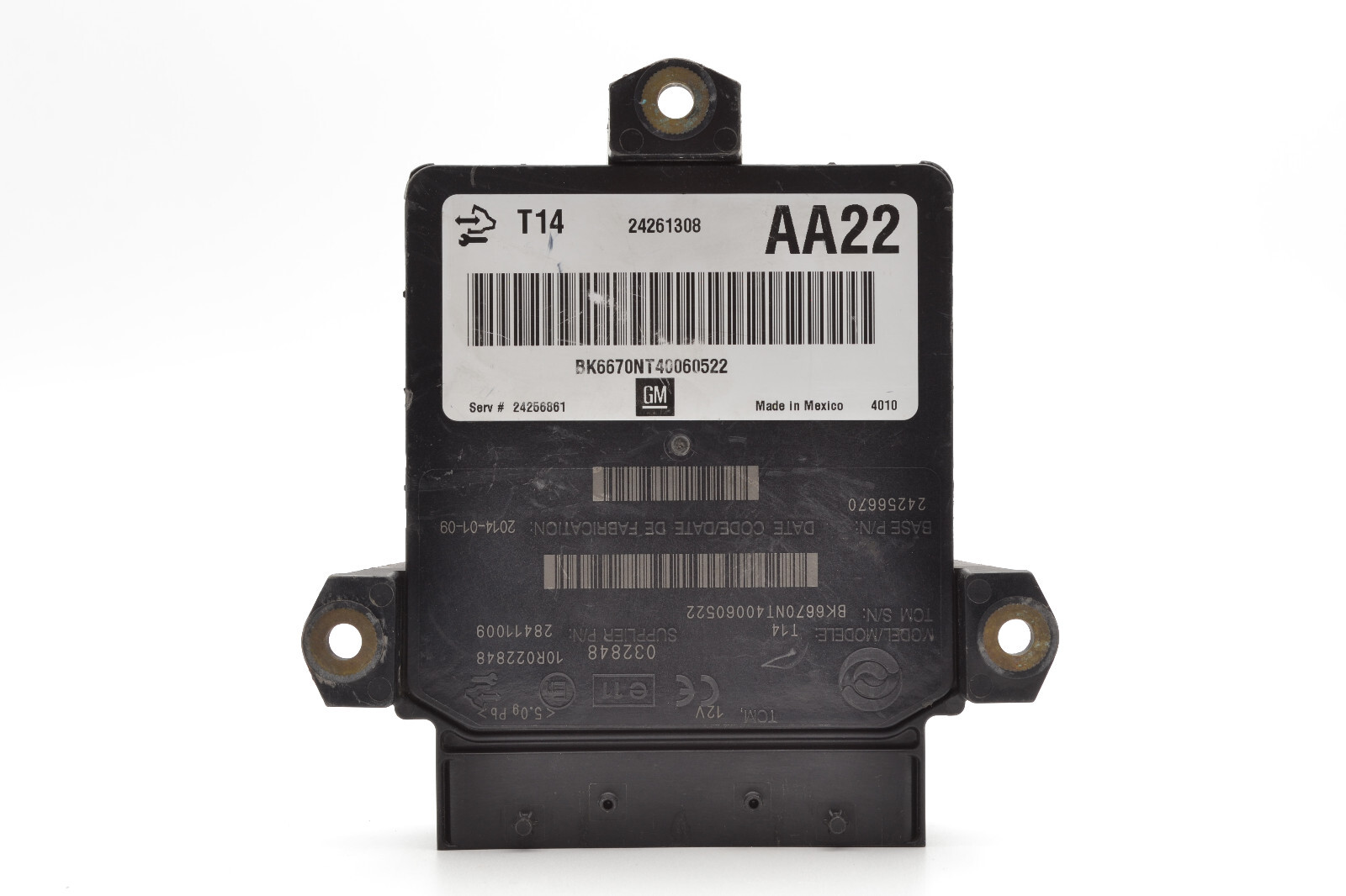2009-2015 GM Duramax Allison Transmission Control Module TCM TCU T14 24261308