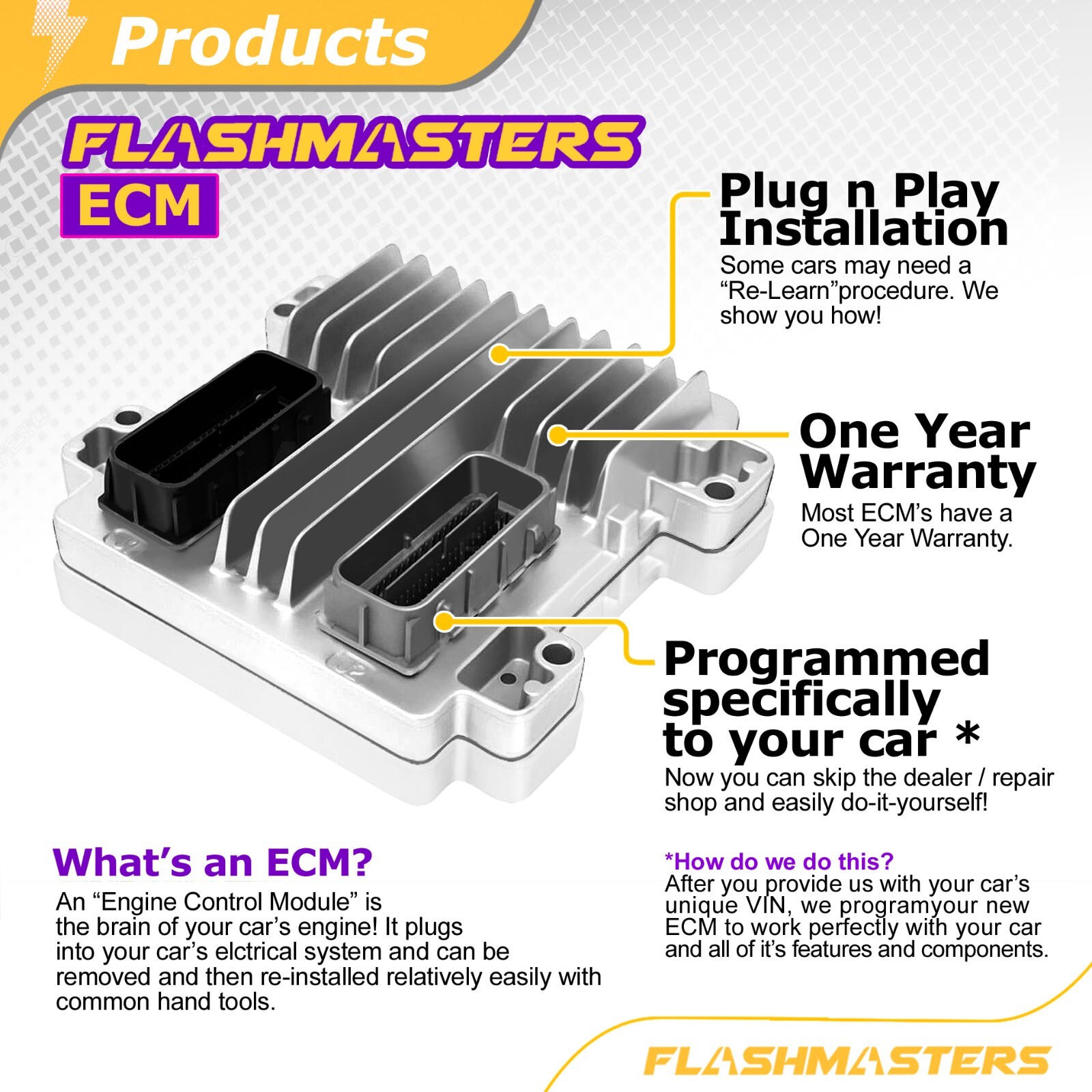 2010-15 Camaro Engine computer 12633238 “Programmed to your VIN” ECM PCM ECU