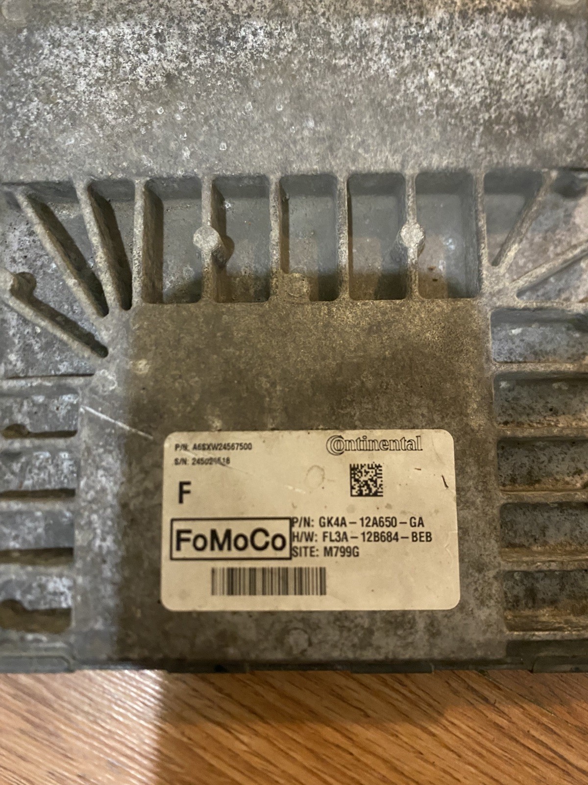 2015-2019 Ford Transit 3.7L Engine Control Module ECU ECM PCM OEM GK4A12A650GA