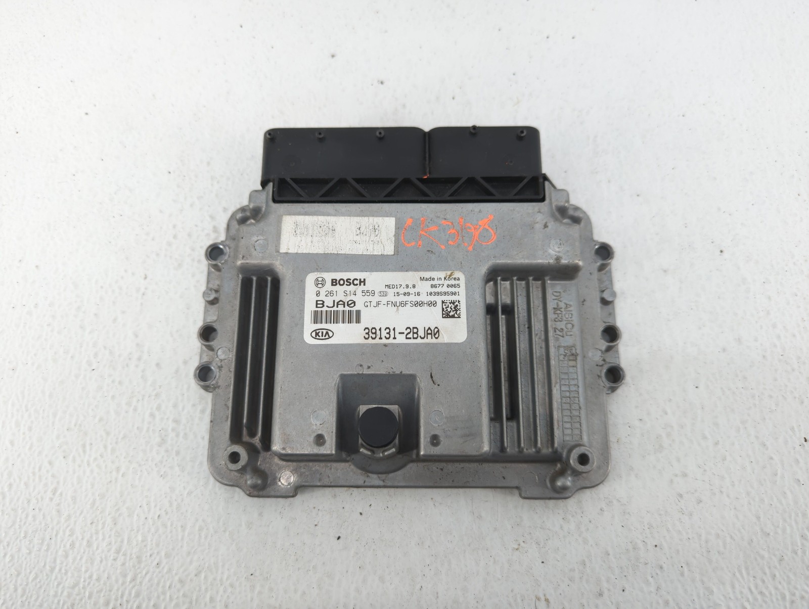 2016 Kia Optima Engine Computer Ecu Pcm Ecm Pcu Oem |39131-2bja0 P0RVU