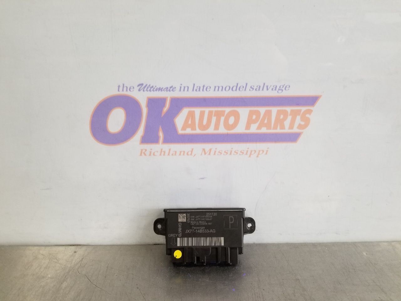 21 LINCOLN AVIATOR DOOR CONTROL MODULE FRONT RIGHT PASSENGER OEM JX7T-14B533-AG