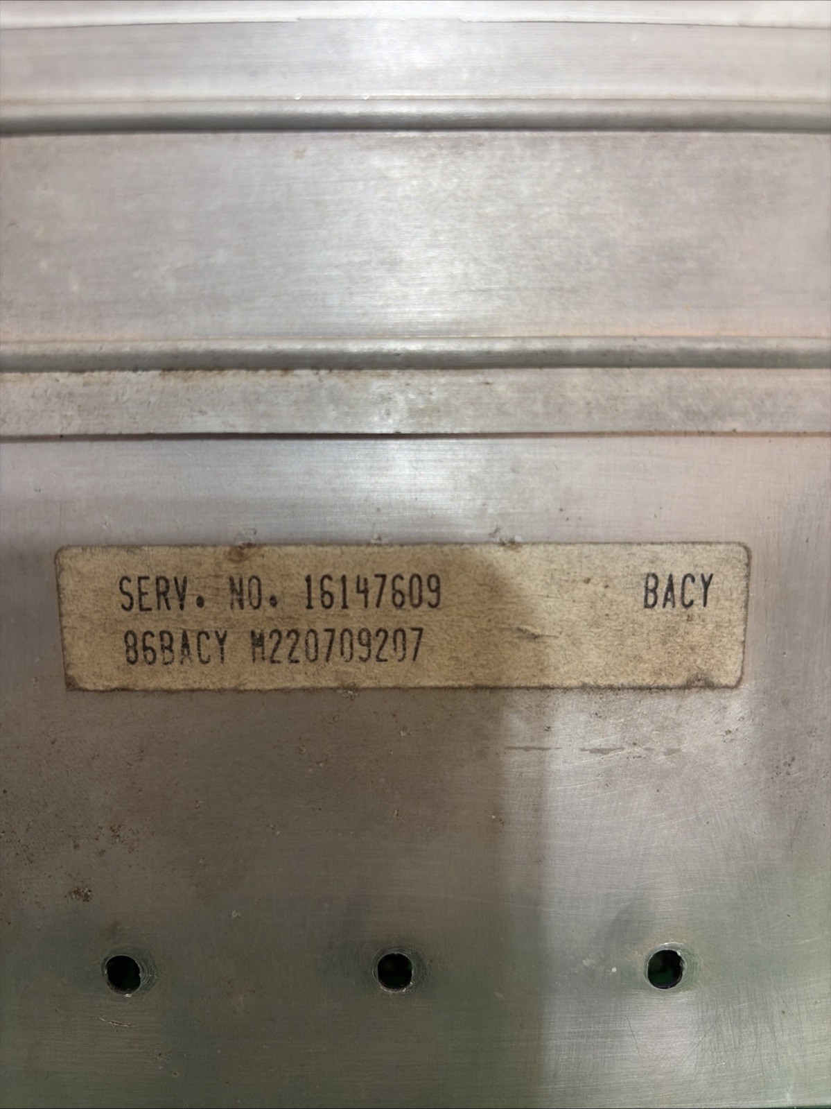 1991-1993 GM TRUCK TRANSMISSION COMPUTER 16147609 BACY
