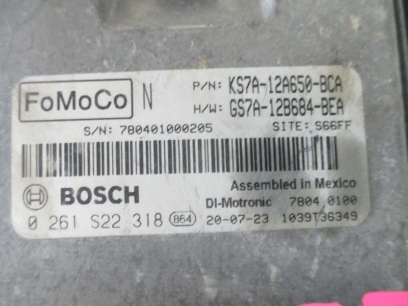 Engine ECM Control Module Fits 17-19 FORD FUSION KS7A-12A650-BCA KS7A12A650BCA